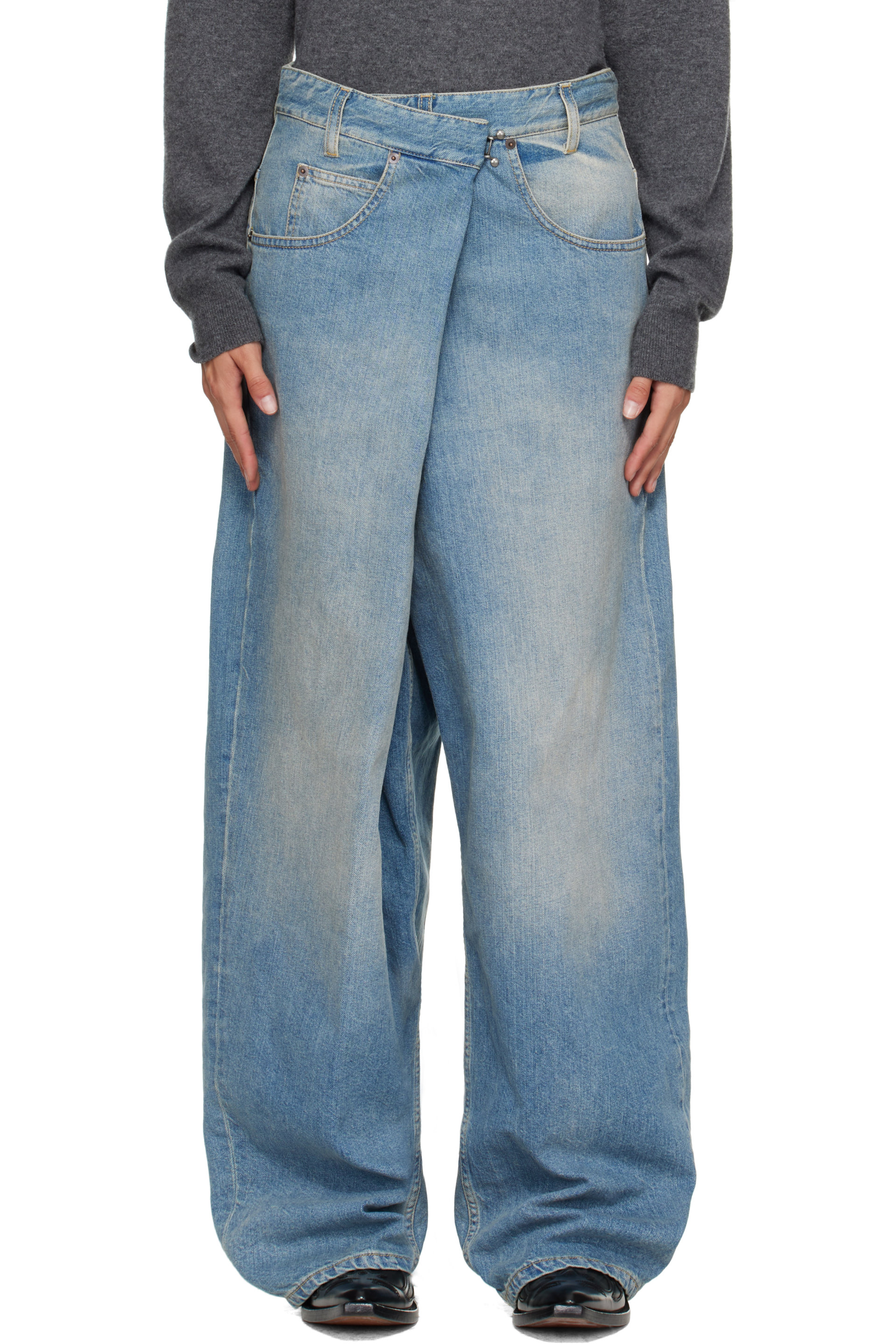 Maison Margiela - Blue Wrap Jeans