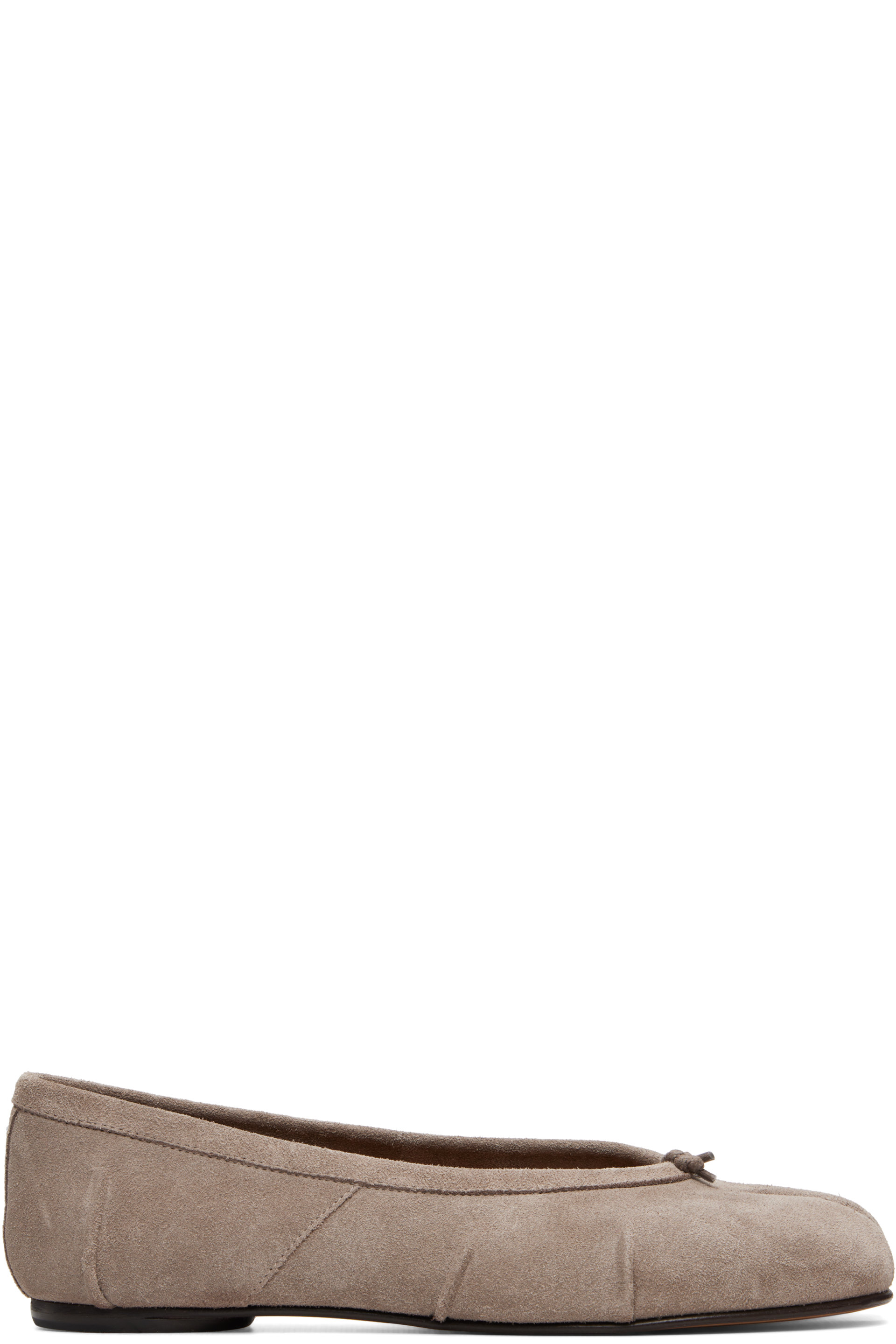 Maison Margiela - Taupe Tabi New Ballerina Flats
