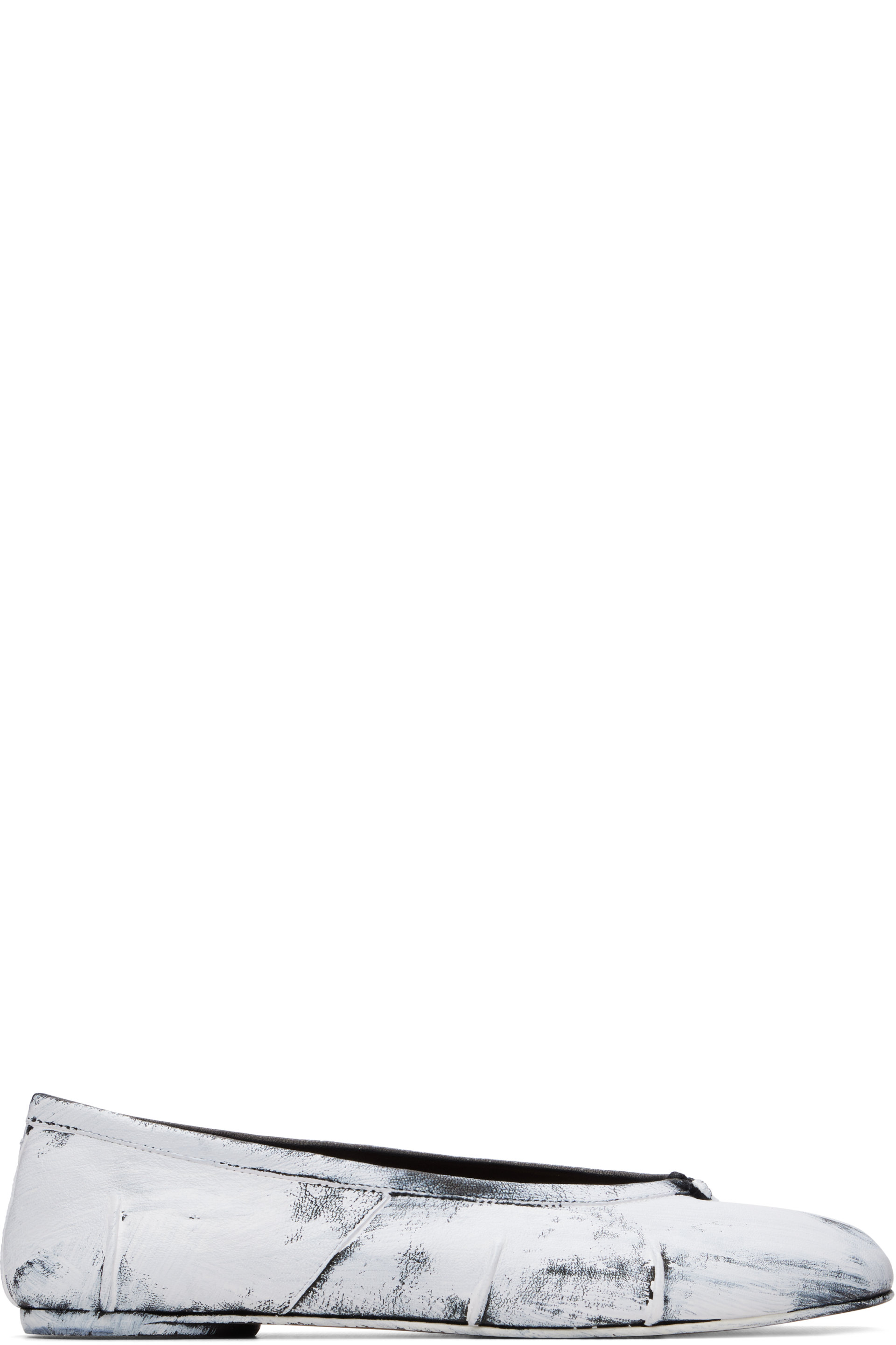 Maison Margiela - White Tabi New Ballerina Flats