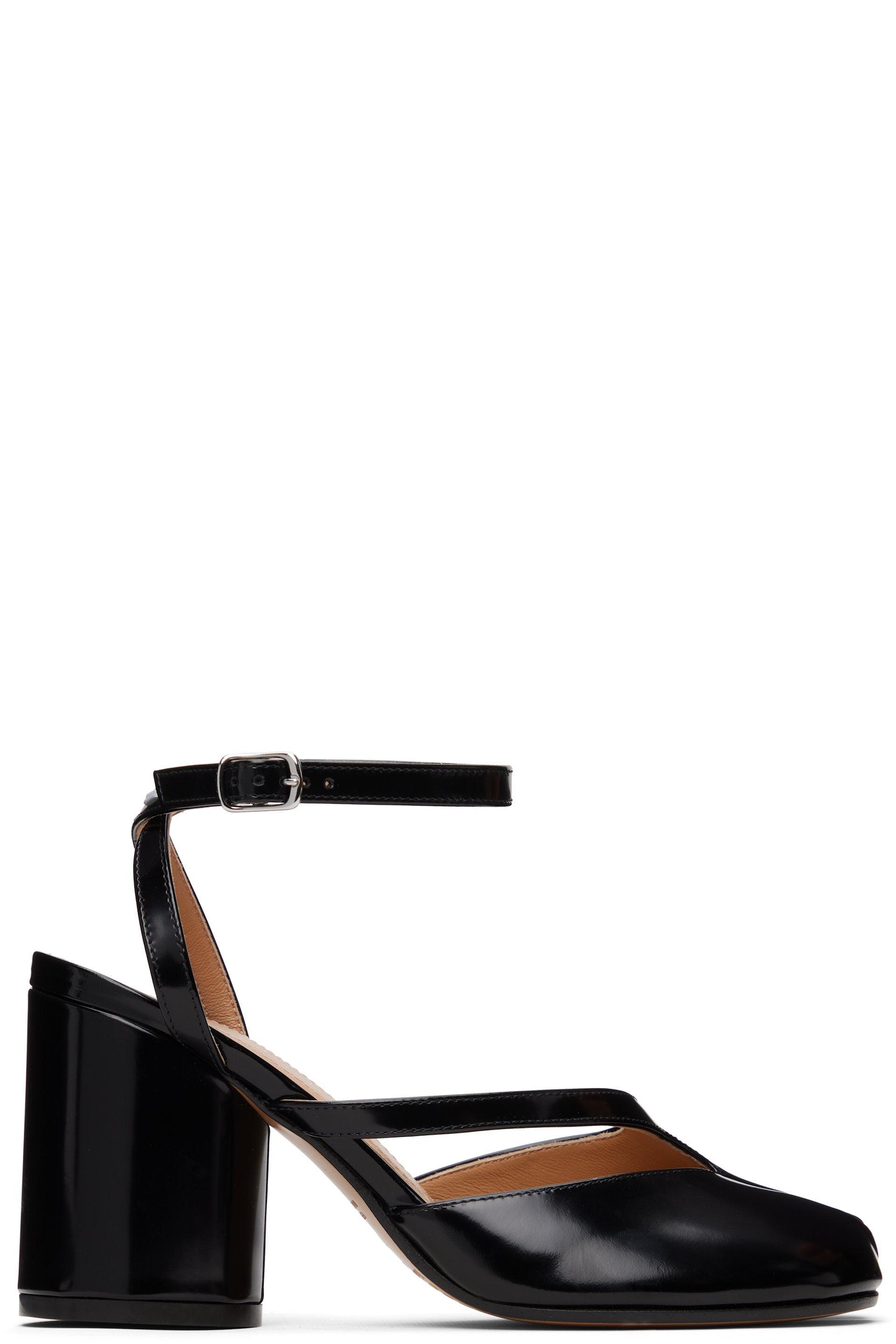 Maison Margiela - Black Tabi Pump Heeled Sandals