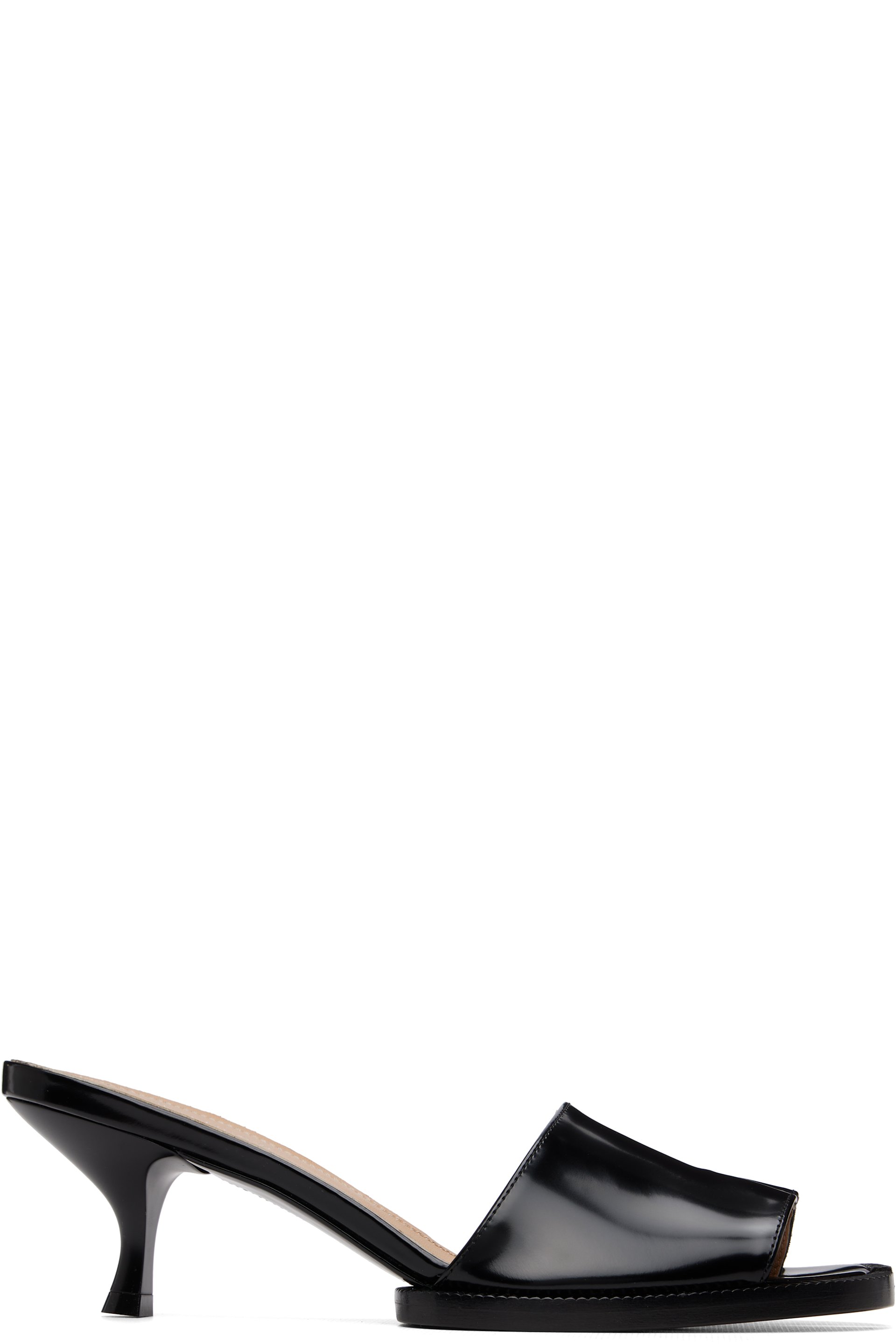 Maison Margiela - Black Tabi City Heeled Sandals