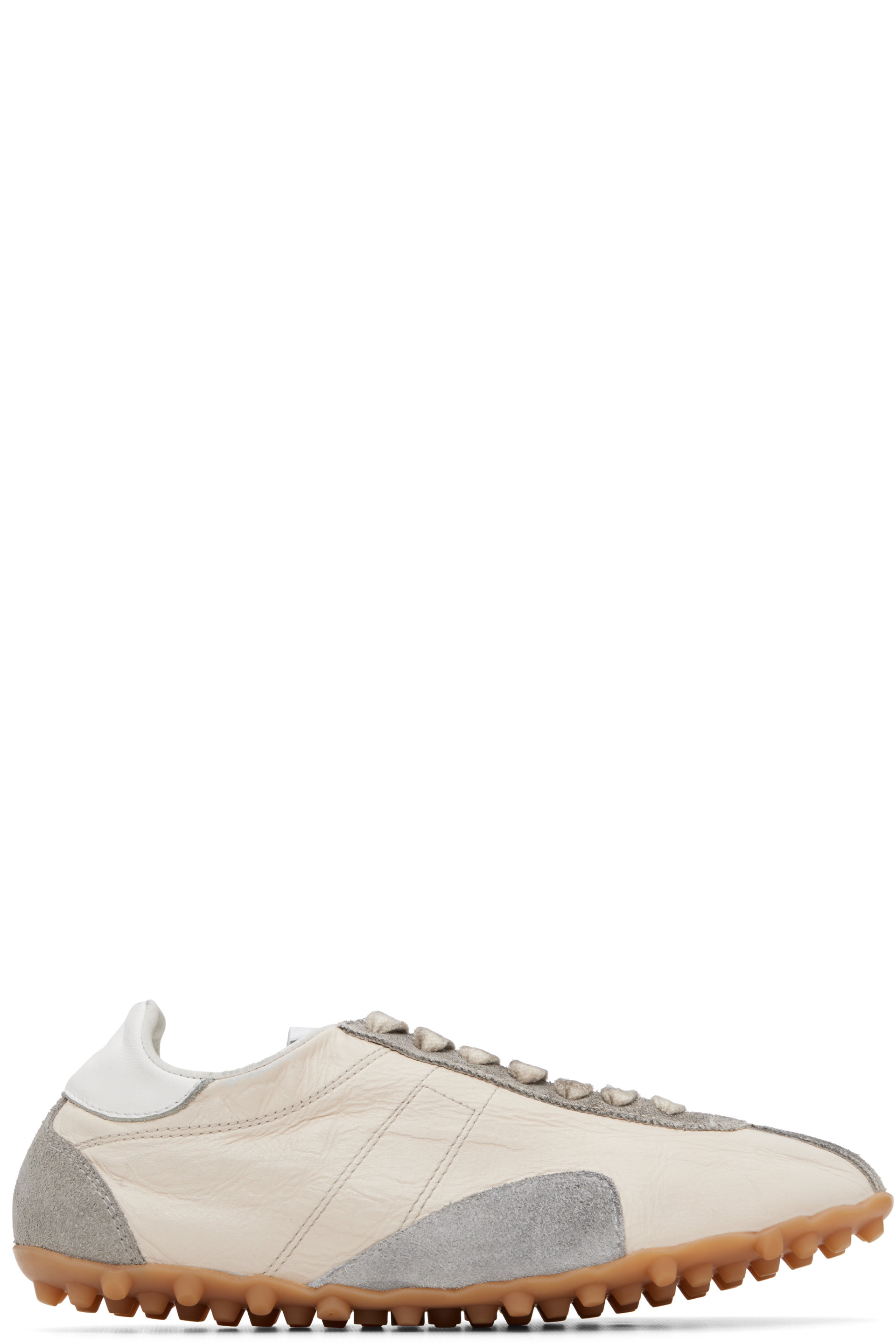 Maison Margiela - Off-White & Gray Sprinters Sneakers
