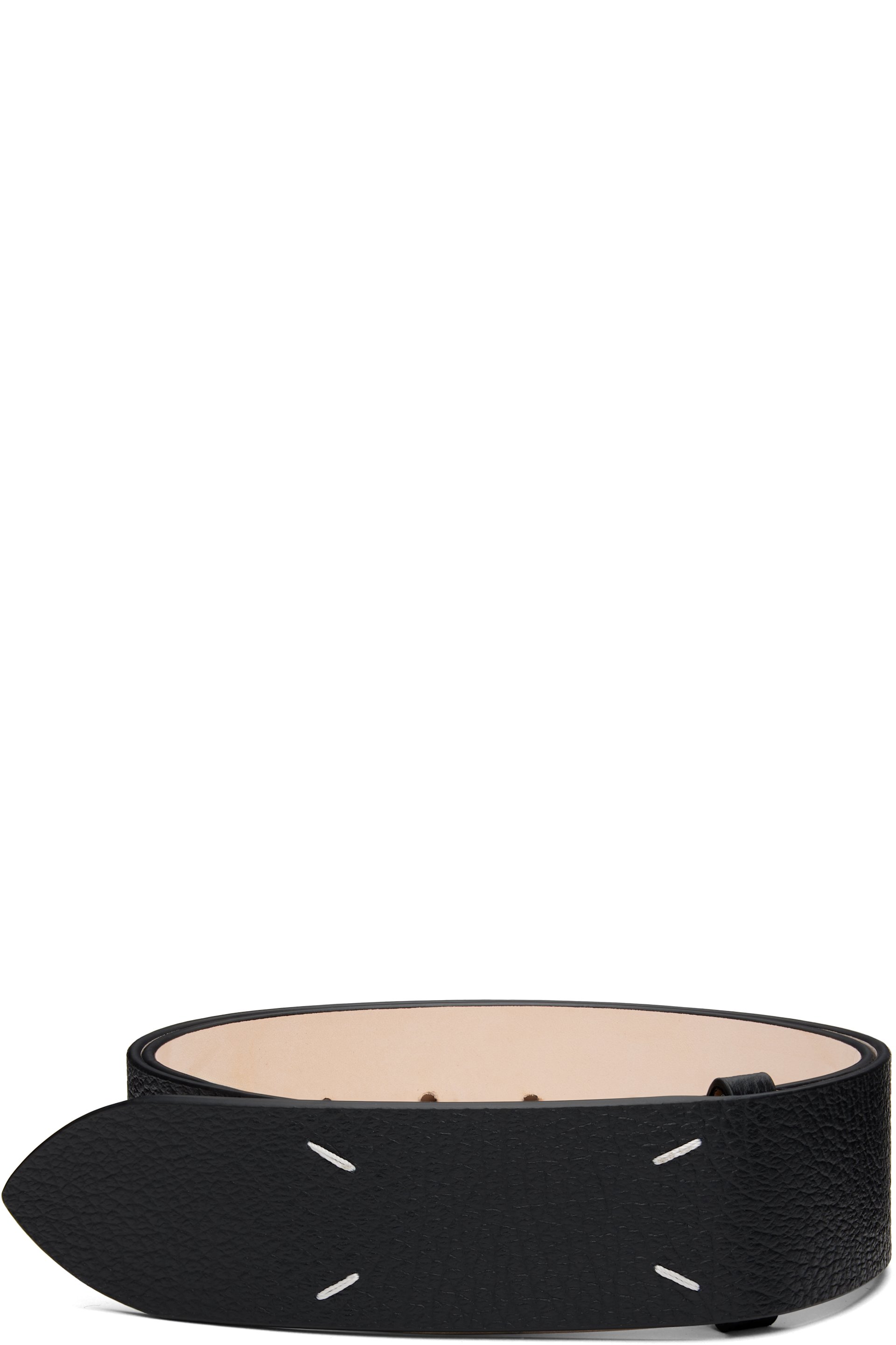 Maison Margiela - Black Calfskin 45 Belt