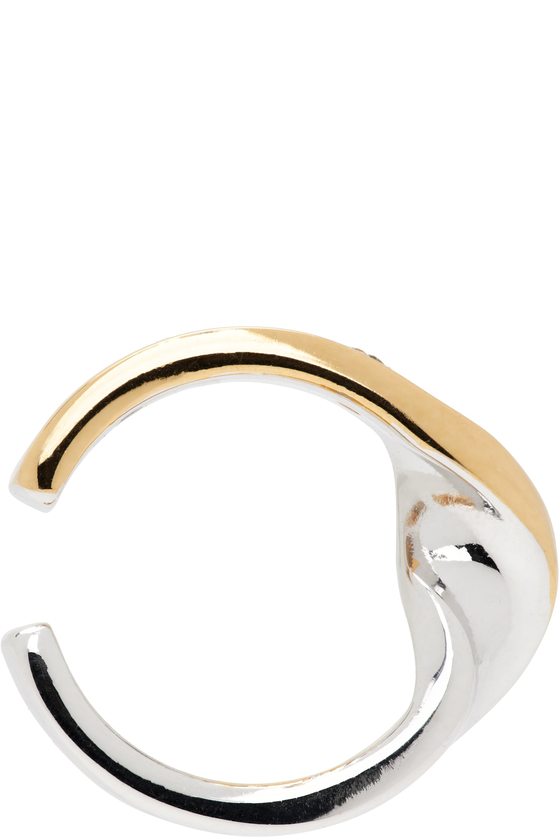 Maison Margiela - Bijou d'oreille à logo numérique