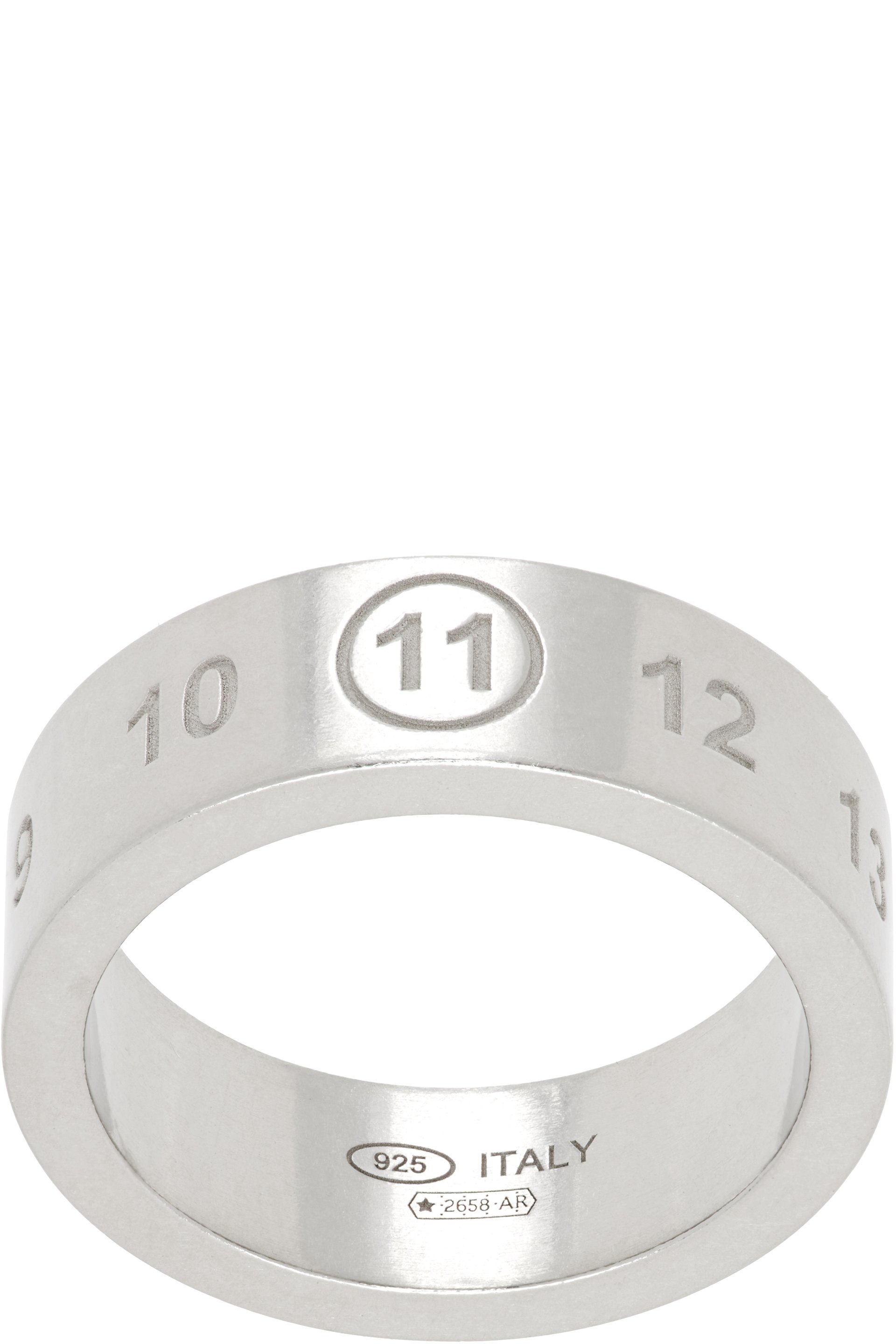 Maison Margiela - Bague Reference à logo numérique