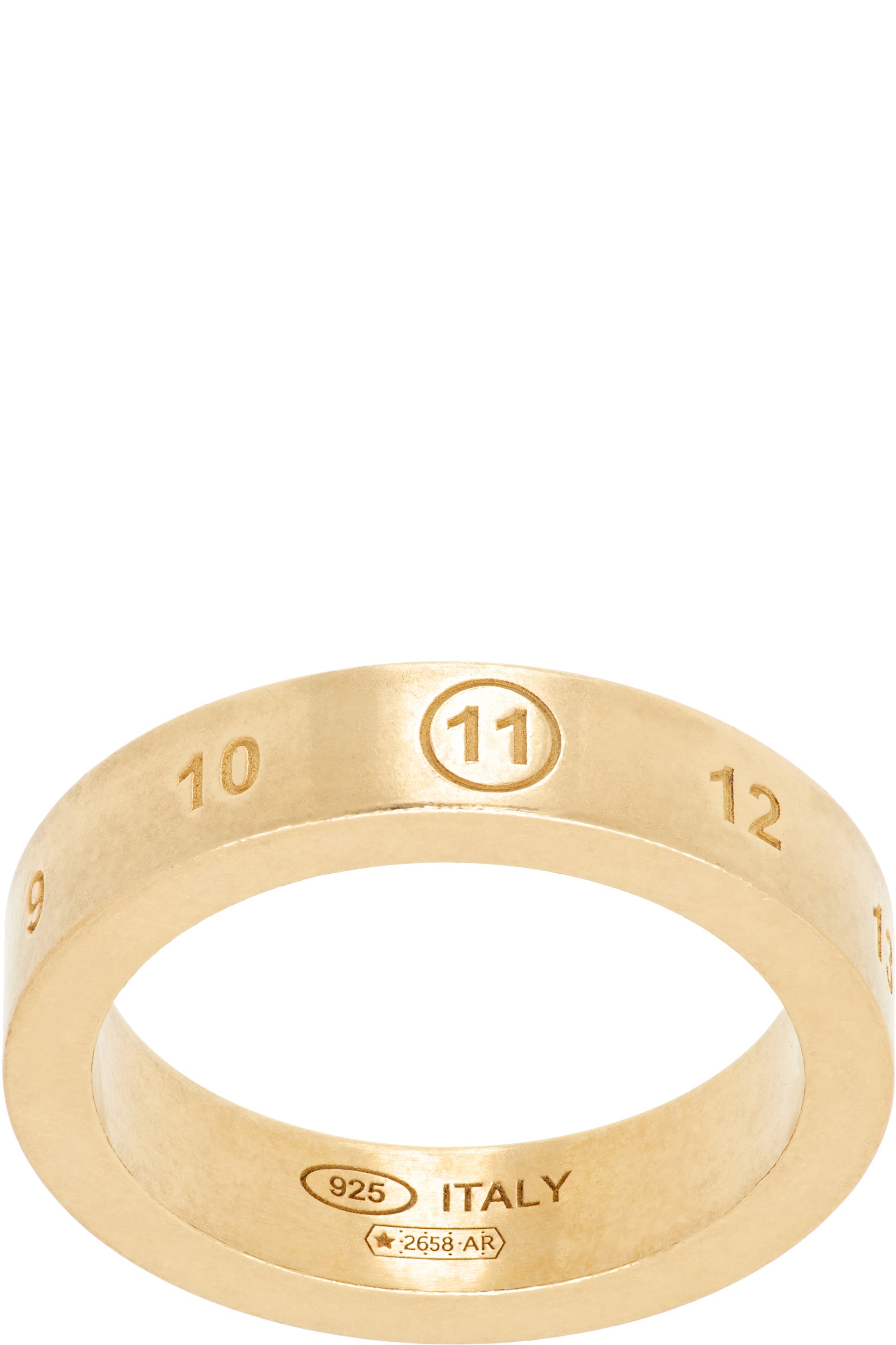 Maison Margiela - Bague Reference à logo numérique