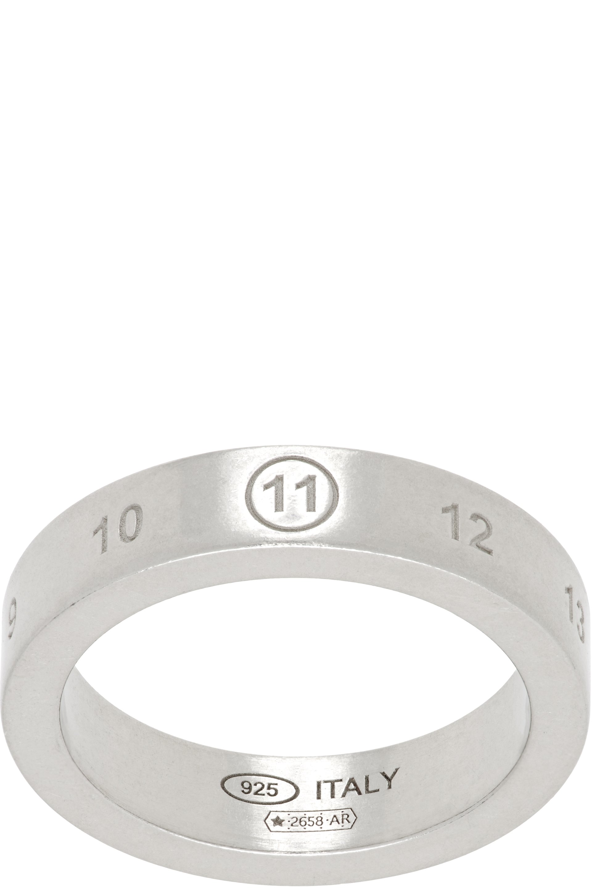 Maison Margiela - Bague Reference à logo numérique