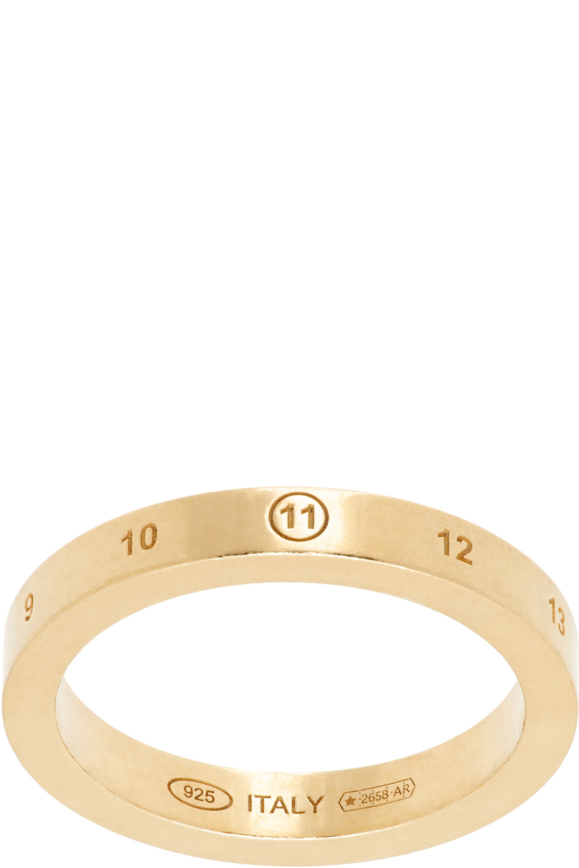 Maison Margiela - Bague Reference à logo numérique