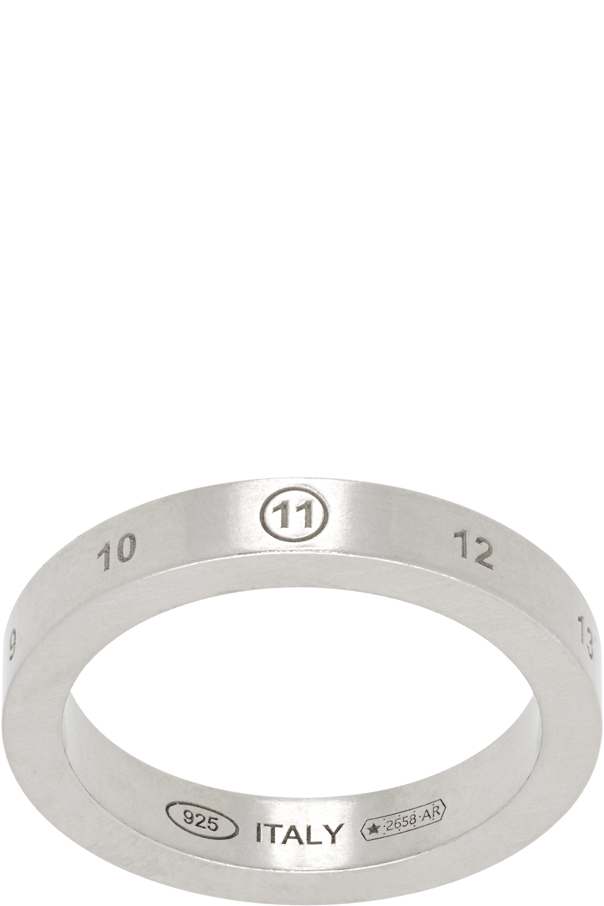 Maison Margiela - Bague Reference à logo numérique