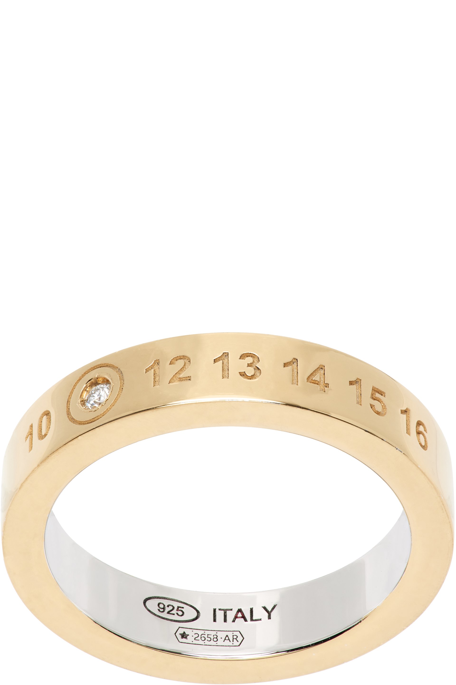 Maison Margiela - Bague à logo numérique