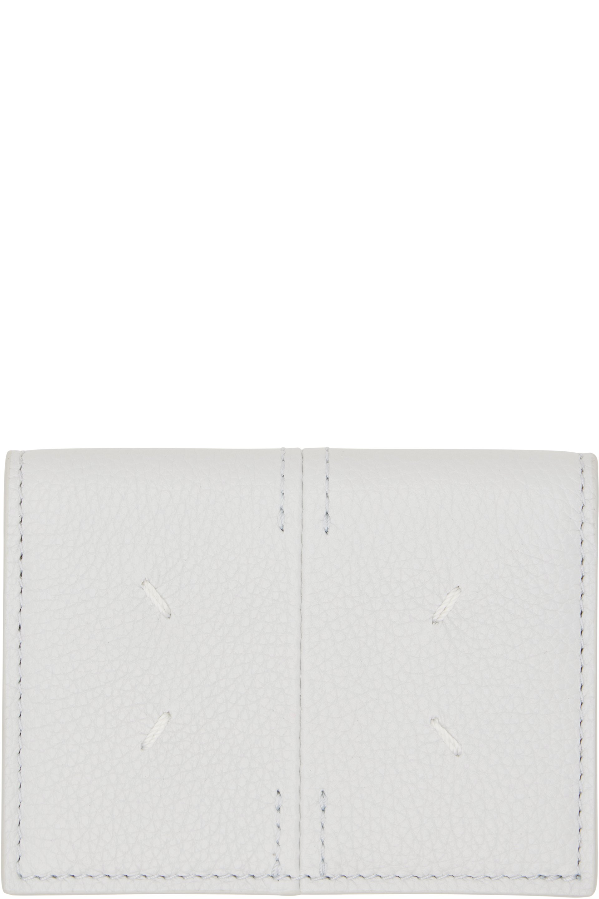 Maison Margiela - Porte-carte gris en cuir