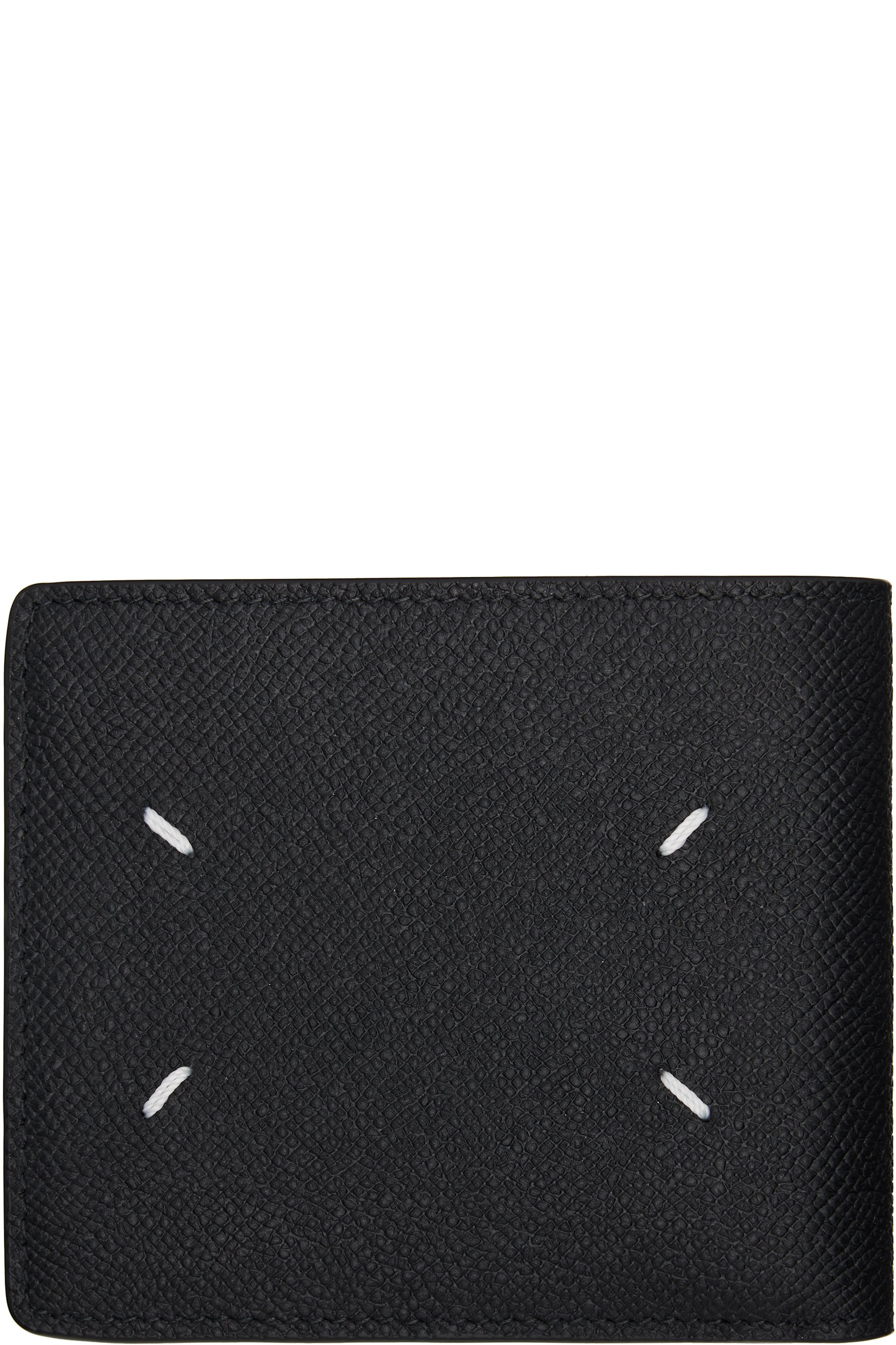 Maison Margiela - ブラック Four Stitches 財布