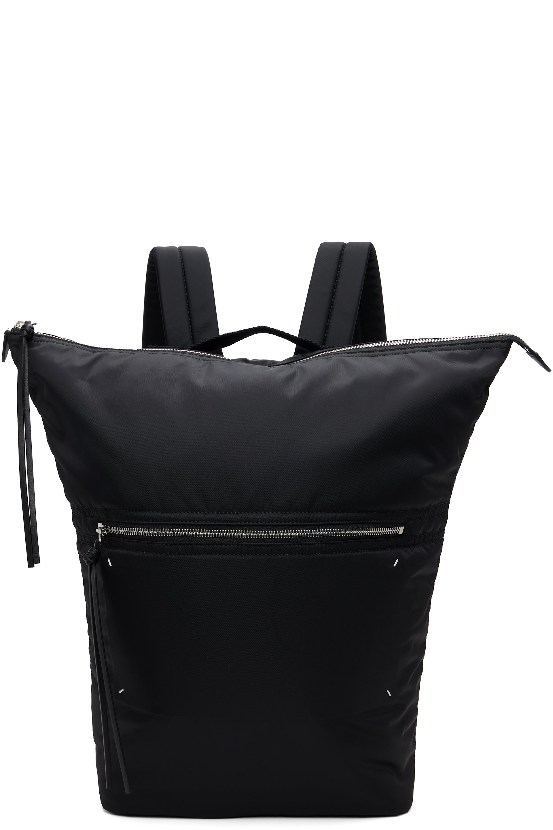 Maison Margiela - Sac à dos noir à glissière