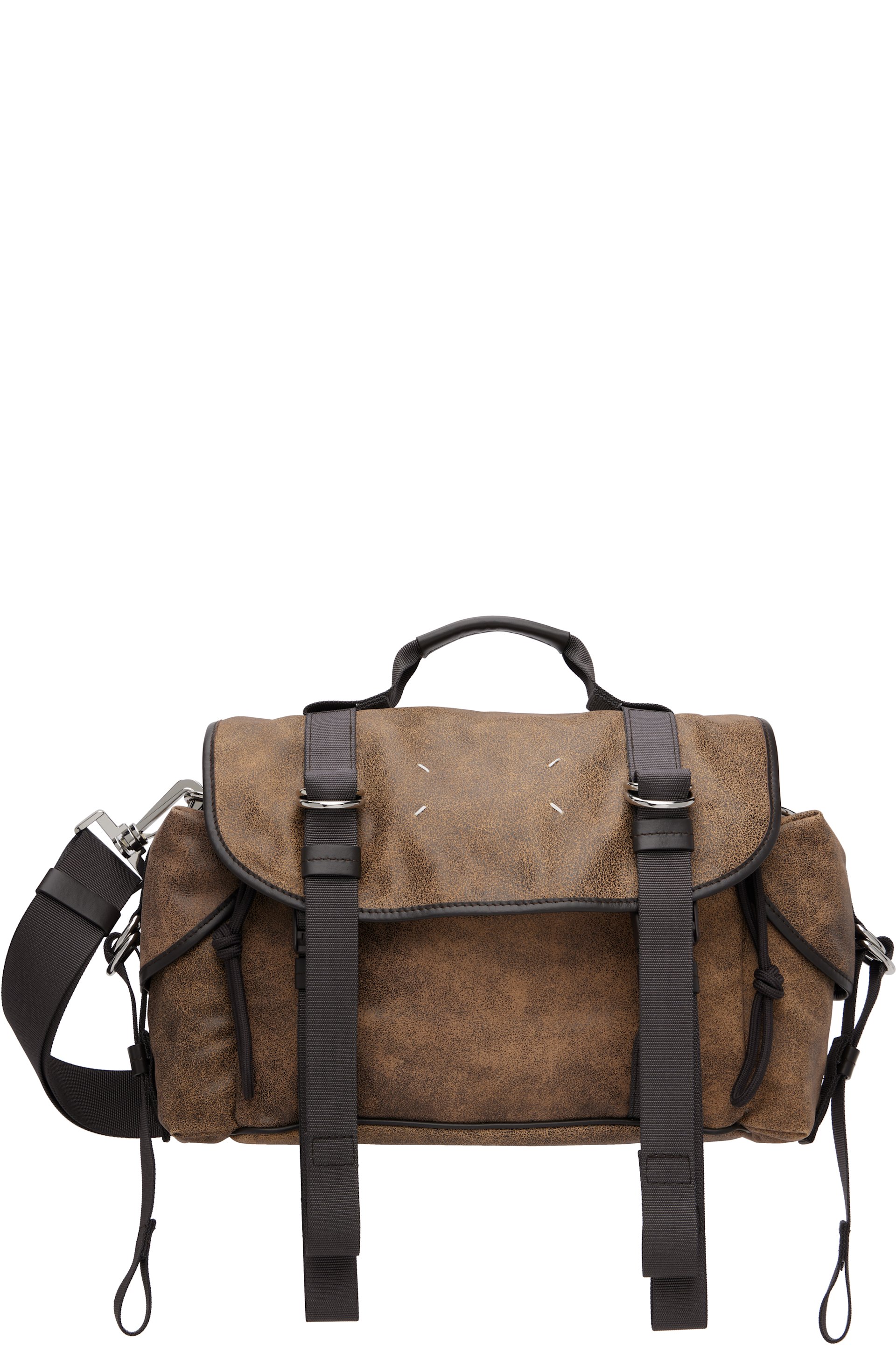 Maison Margiela - Brown High Tech Small Messenger Bag