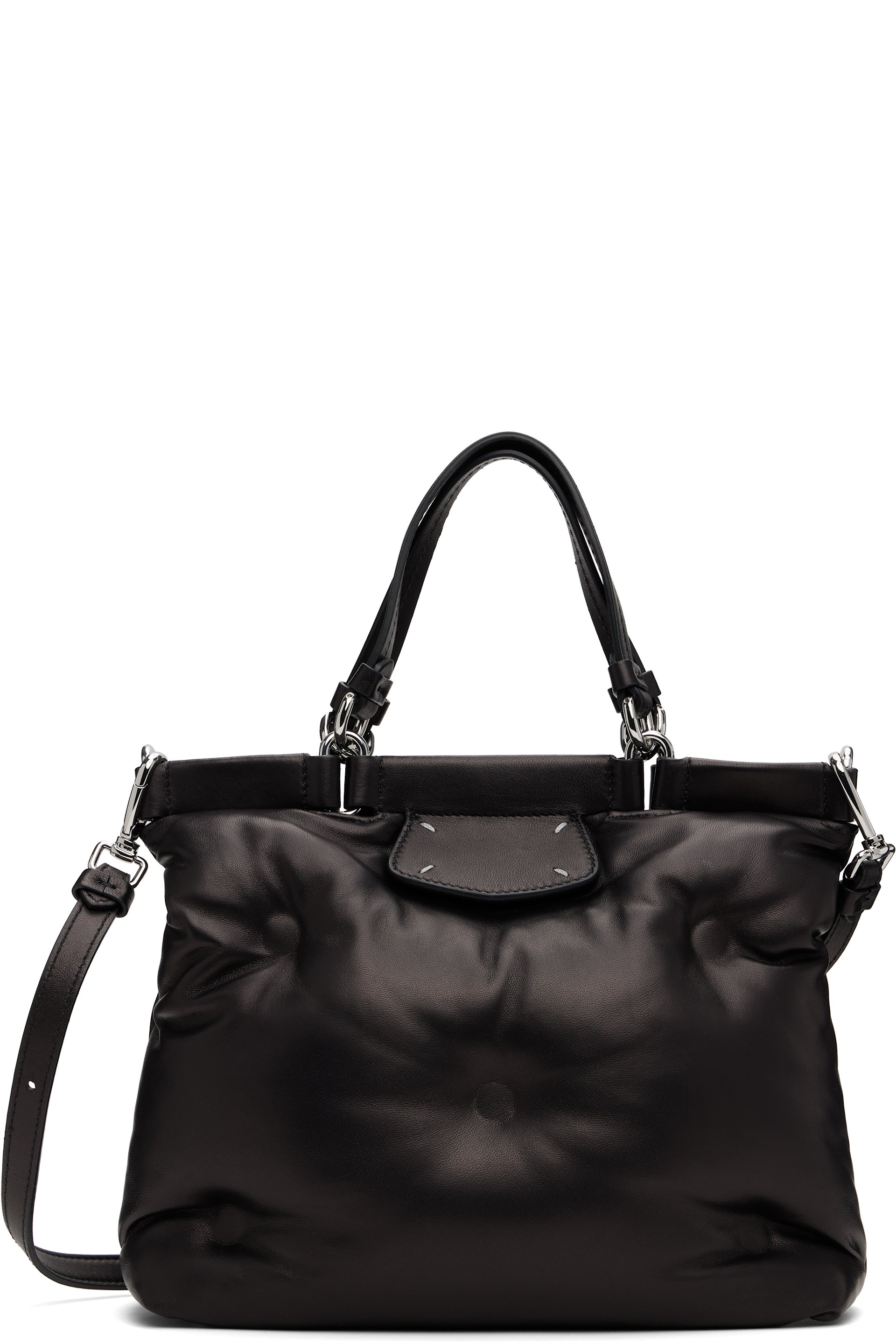 Maison Margiela - ブラック スモール Glam Slam Shopping トートバッグ