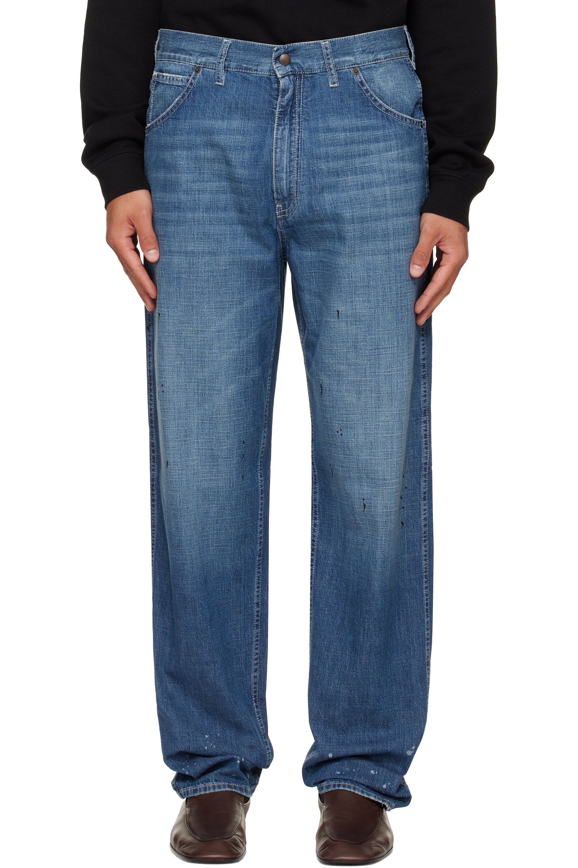 Maison Margiela - Blue Straight-Leg Jeans