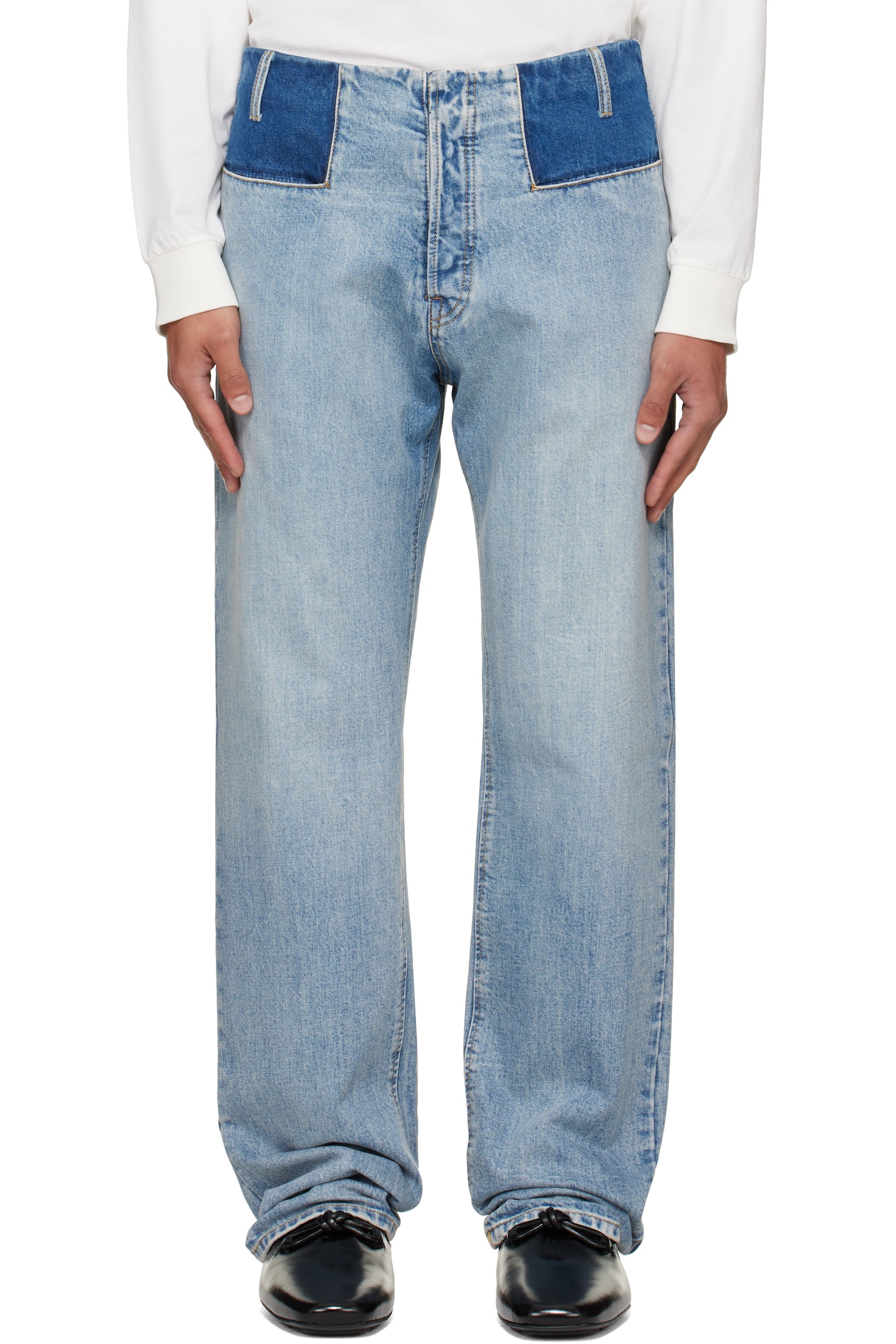Maison Margiela - Blue Straight-Leg Jeans