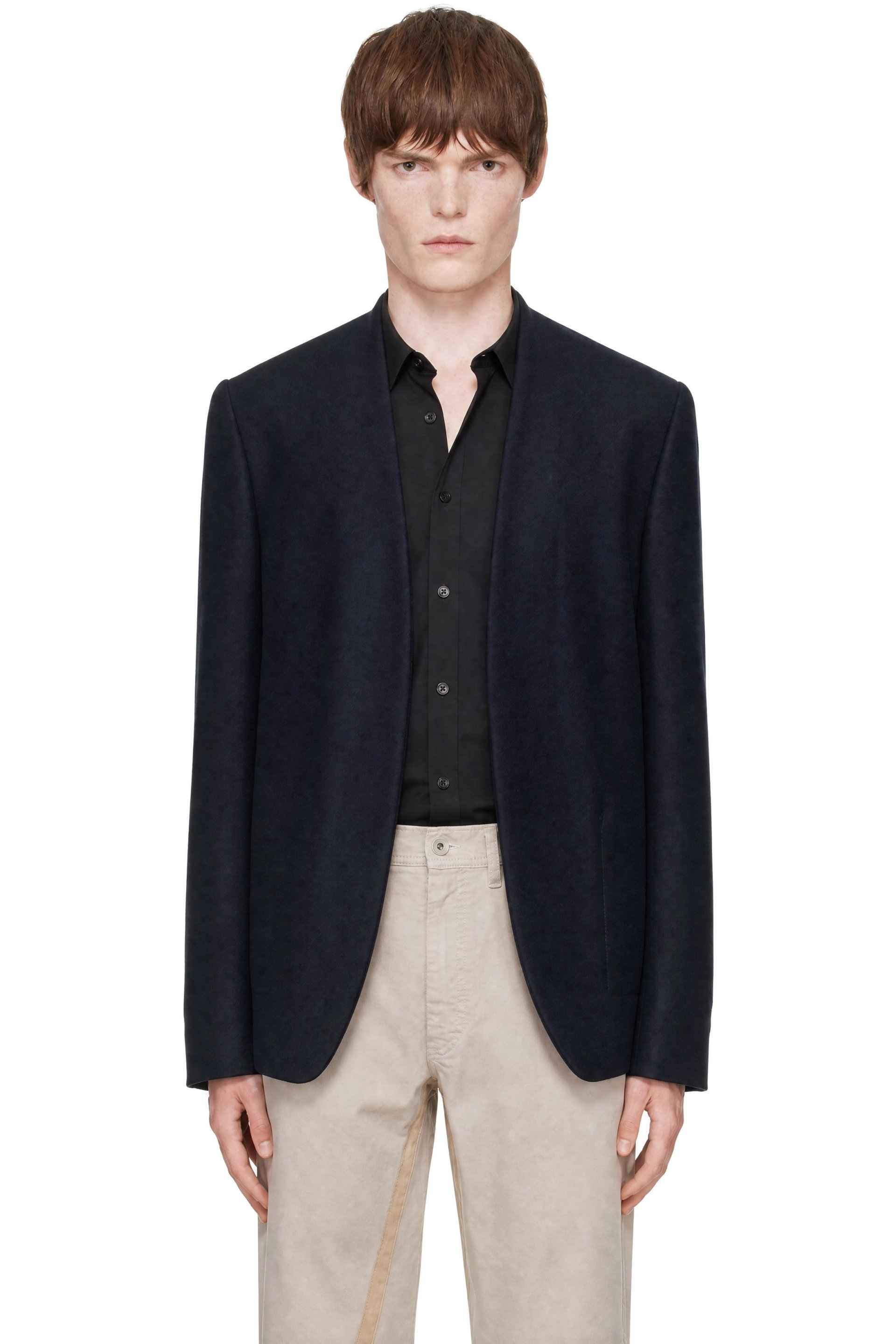 Maison Margiela - Navy Minimal Blazer
