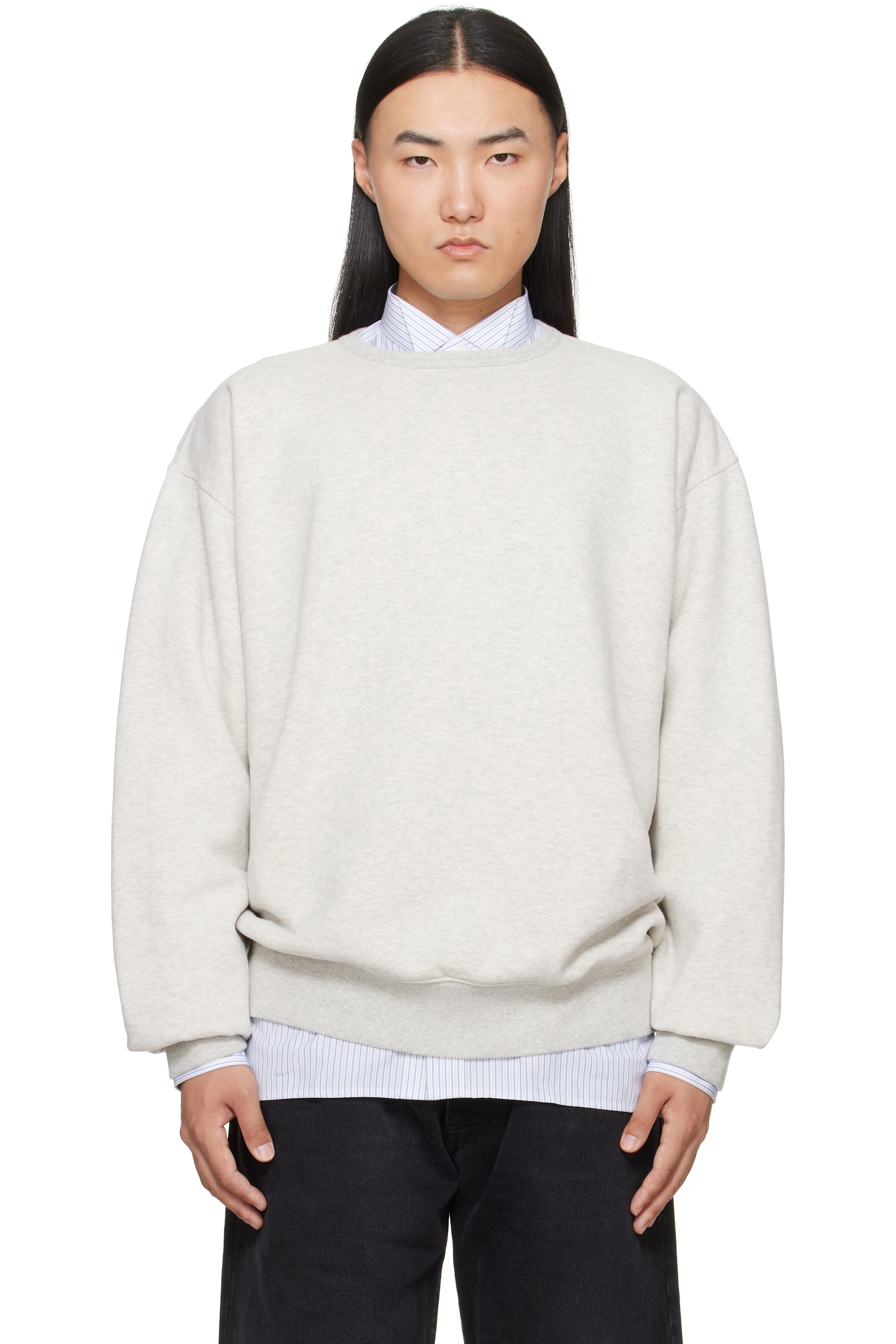 Maison Margiela - Gray 4-Stitch Sweatshirt