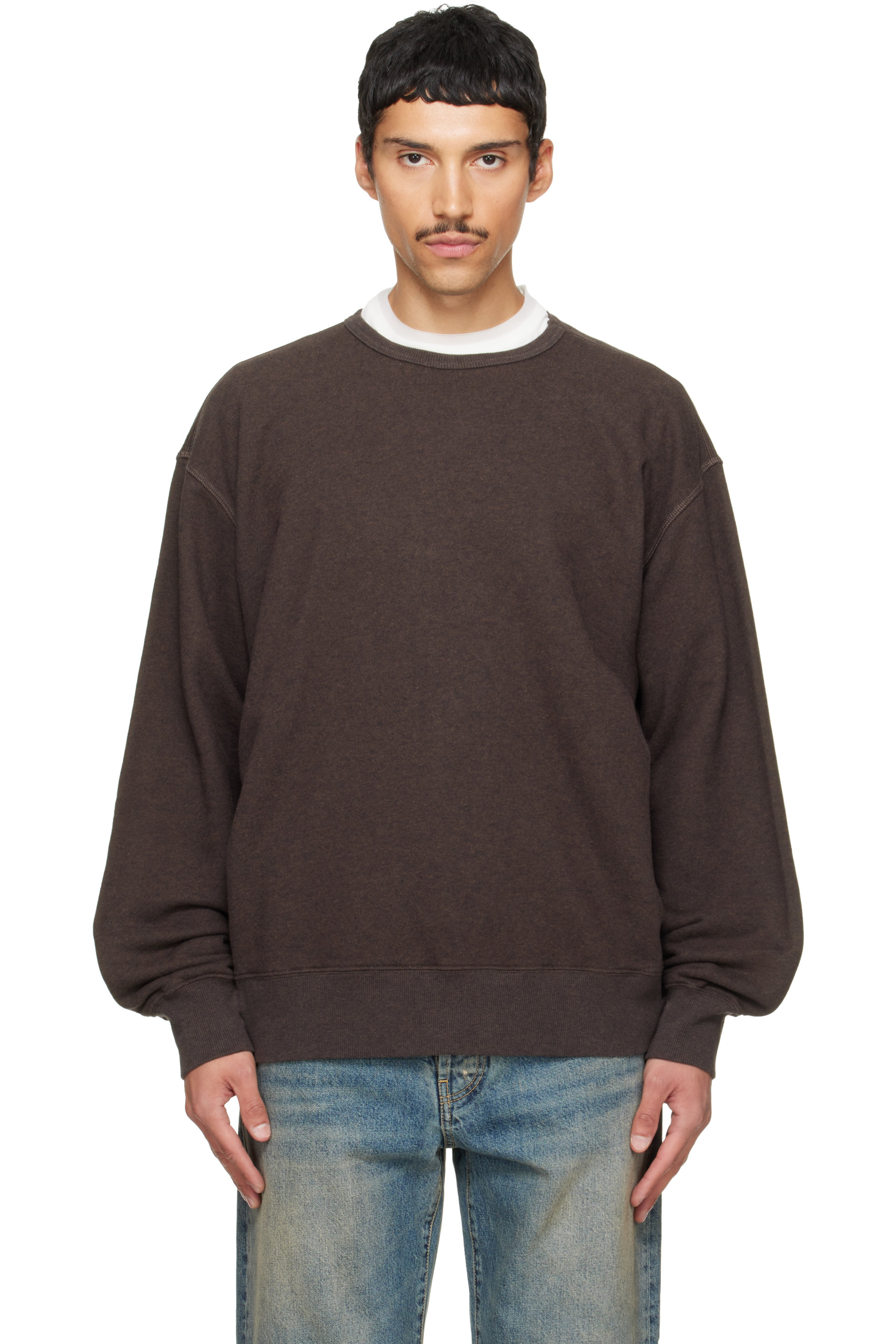 Maison Margiela - Brown Panel Sweatshirt