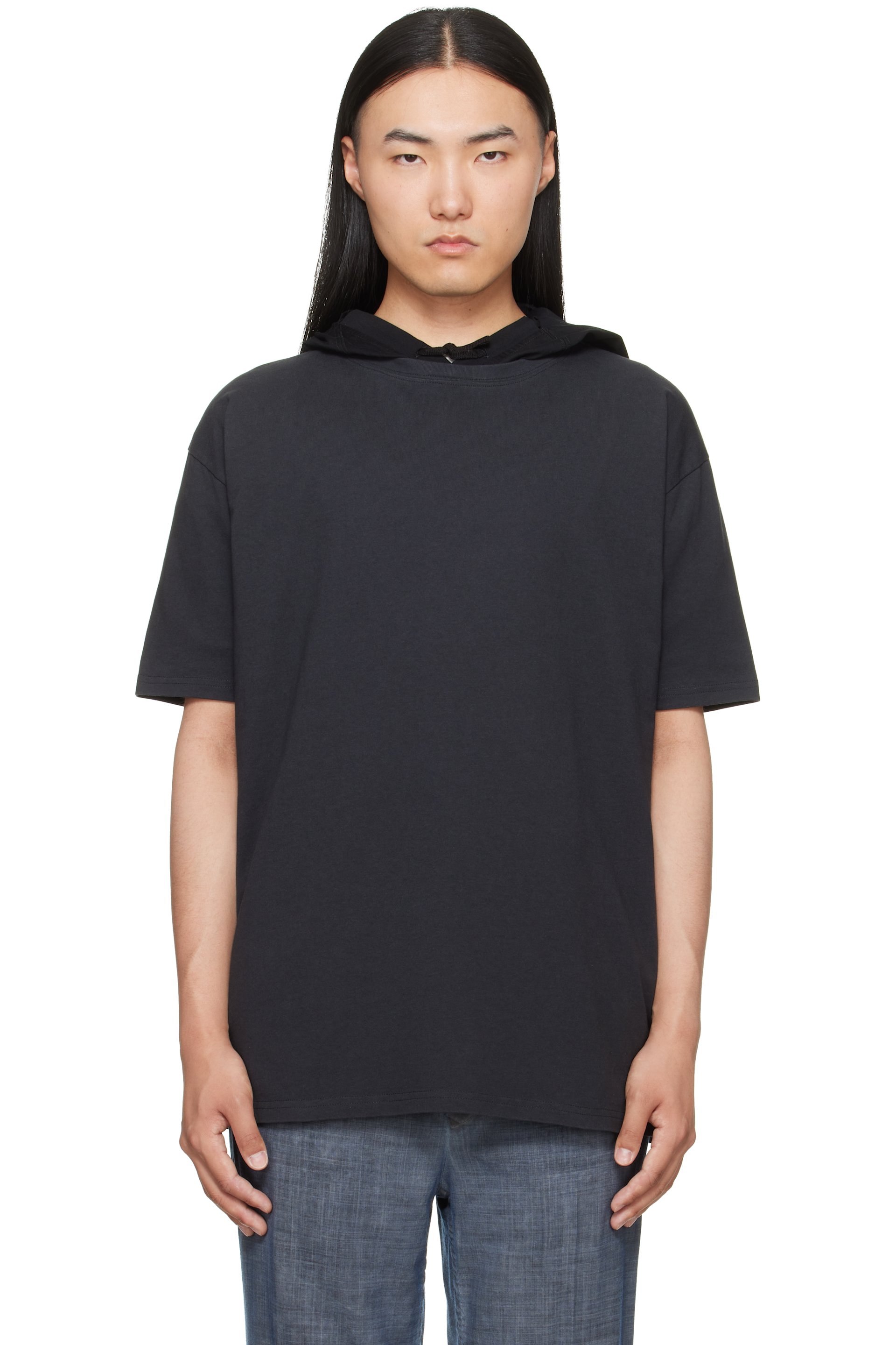 Maison Margiela - Black Hooded T-shirt