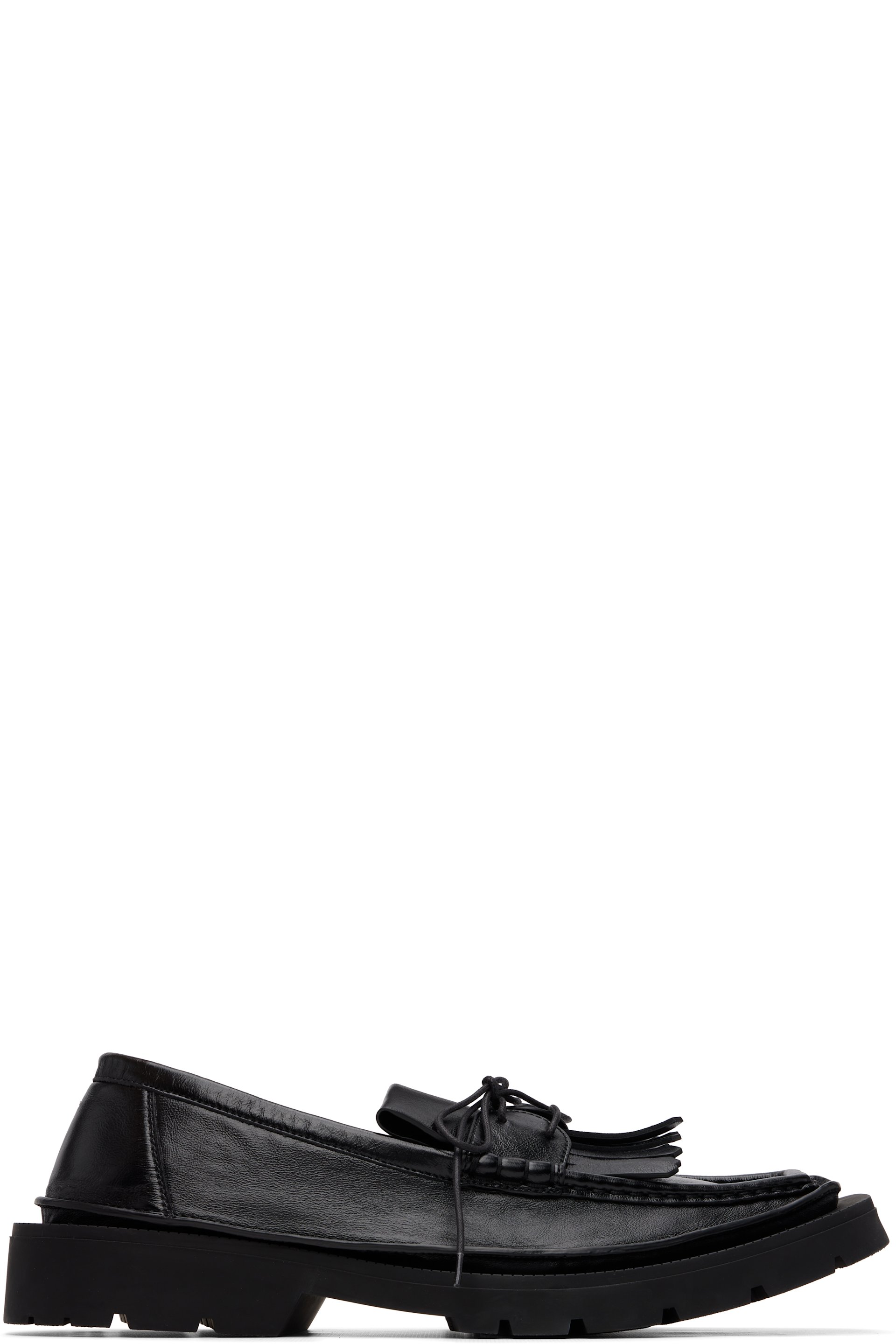 Maison Margiela - Black Level Fringed Loafers