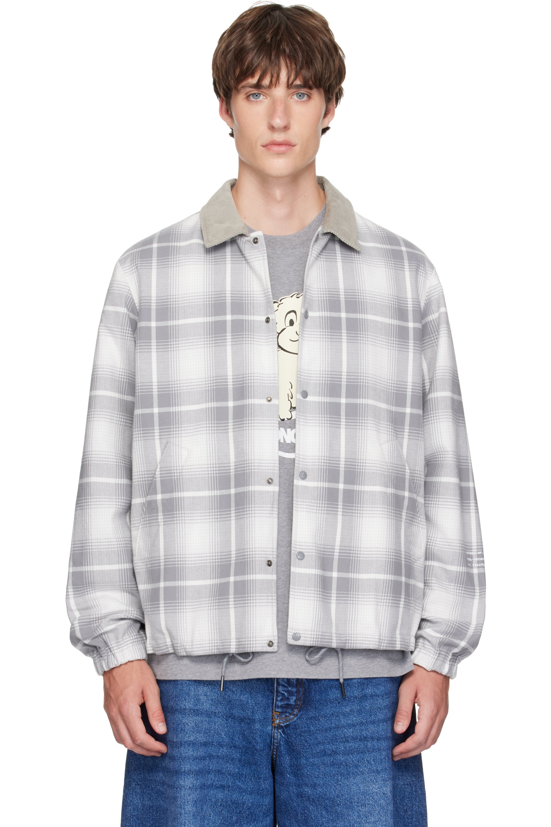 Moncler Genius - Moncler x Fragment Gray Ryūha Reversible Shirt Jacket