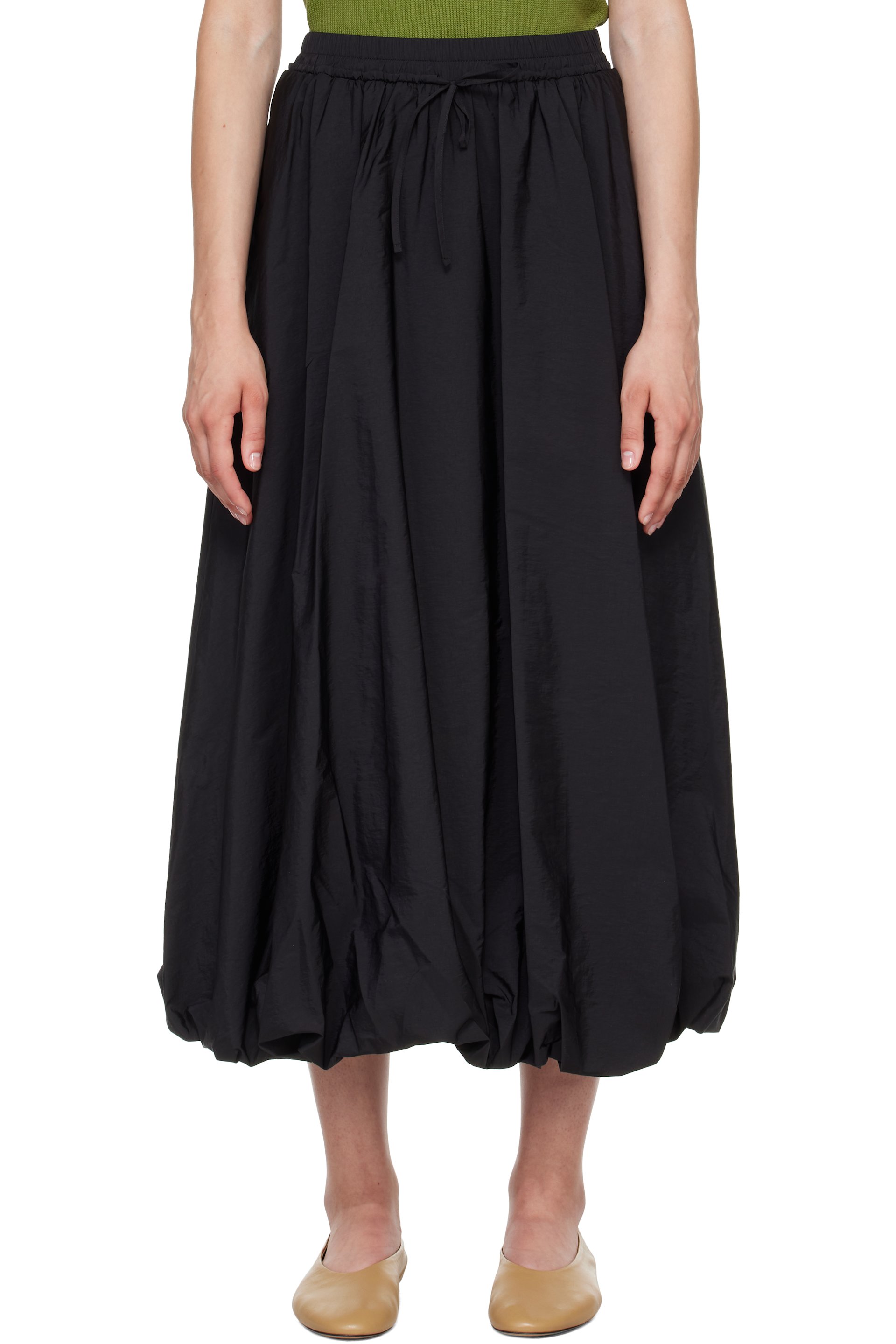 Weekend Max Mara - Black Ciurma Midi Skirt