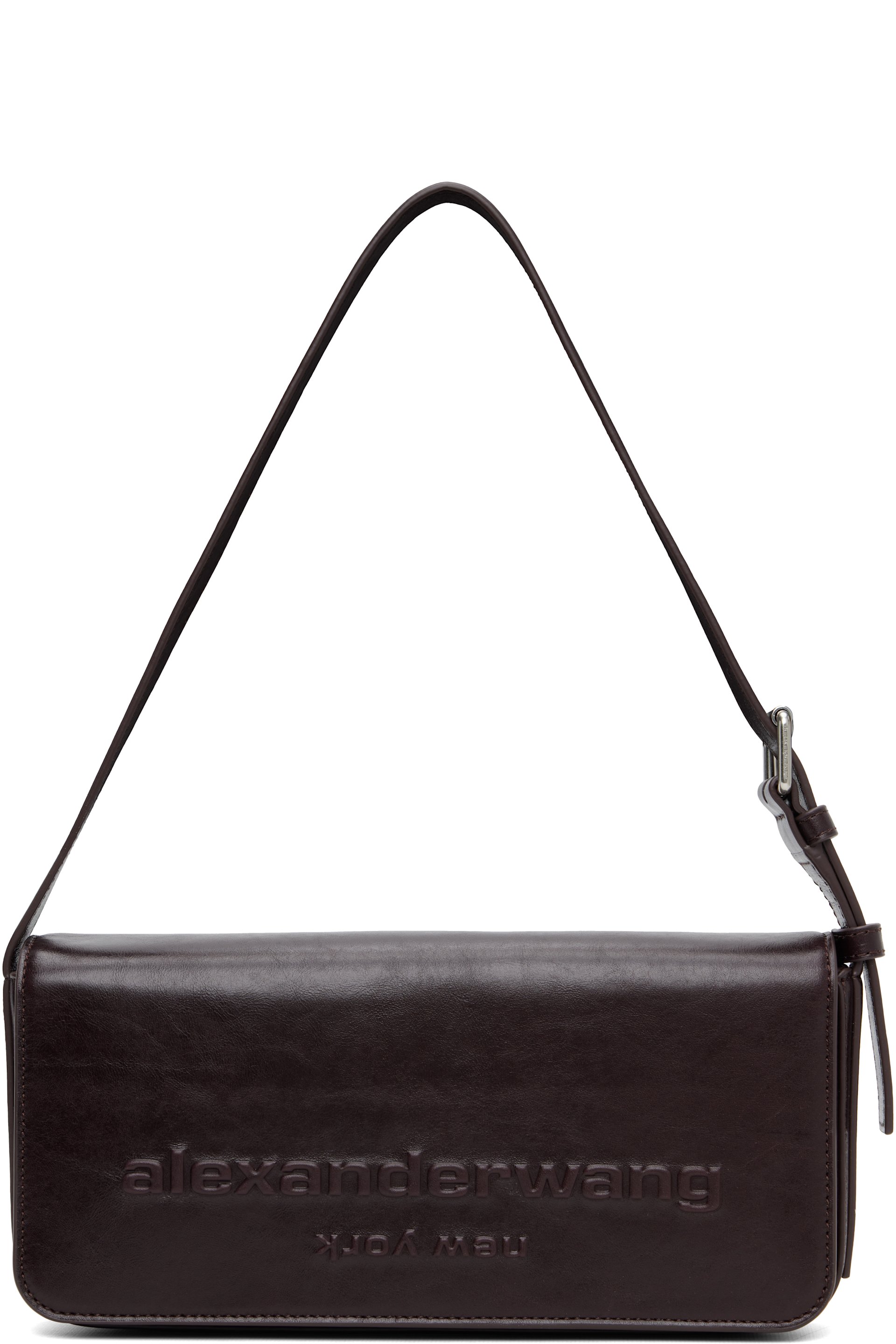 Alexander Wang - Burgundy Punch Flap Shoulder Bag