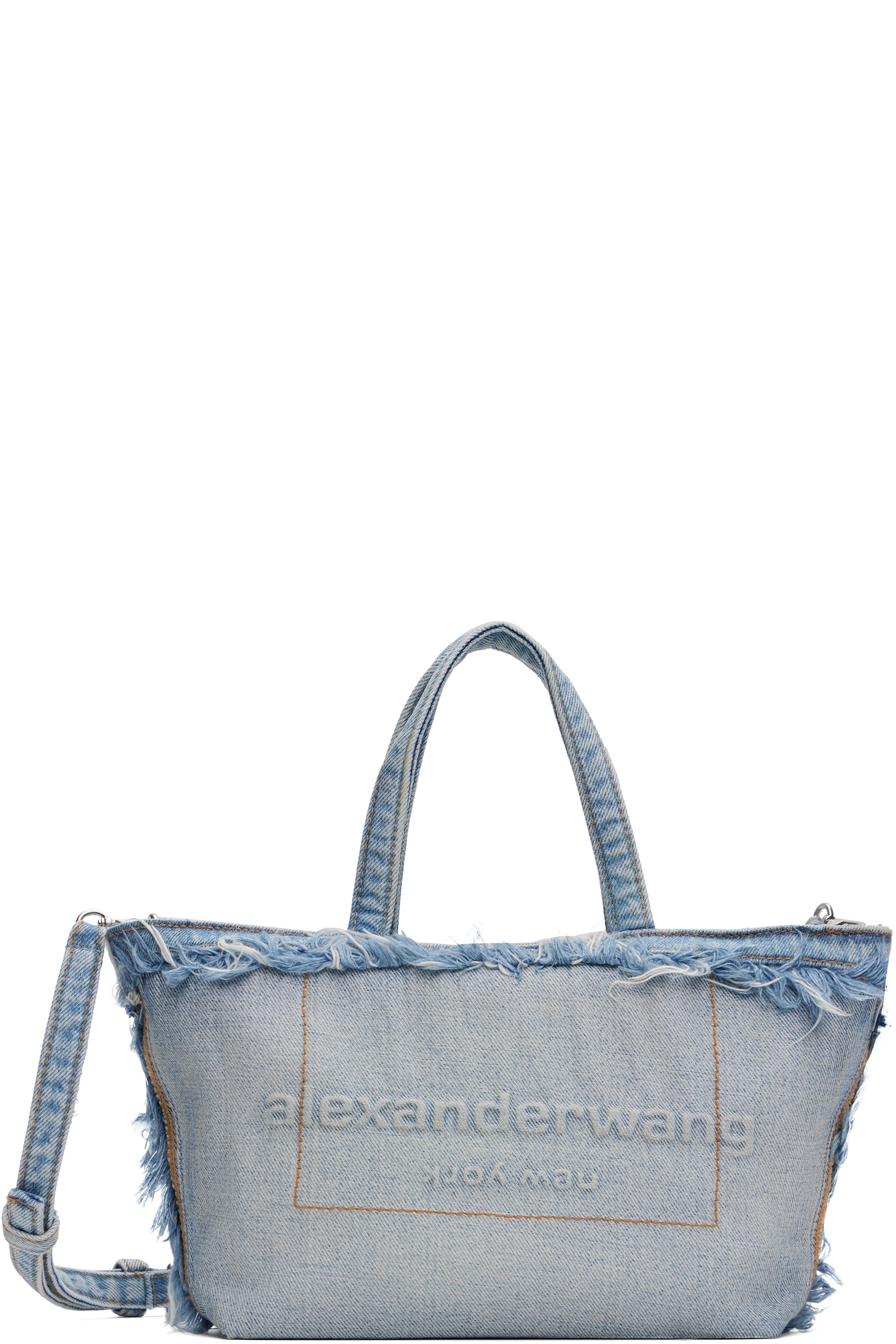 Alexander Wang - Blue Punch Small Fray Tote