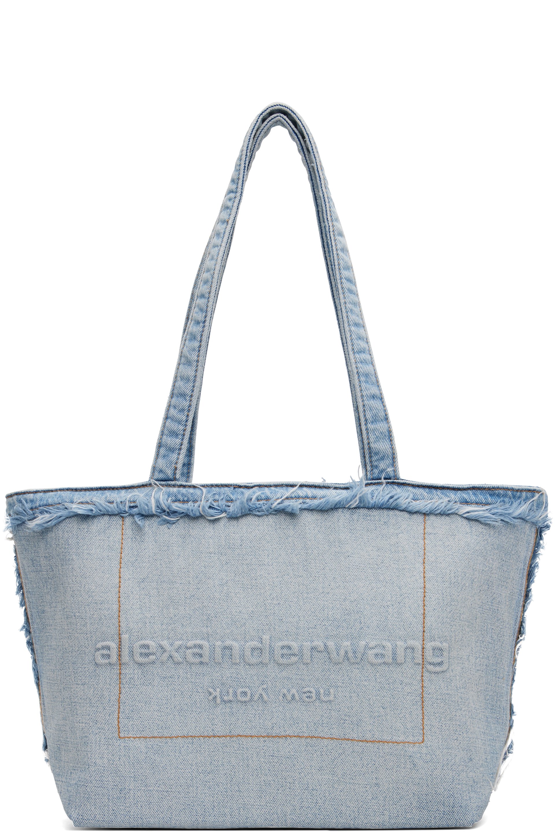 Alexander Wang - Blue Punch Medium Fray Tote