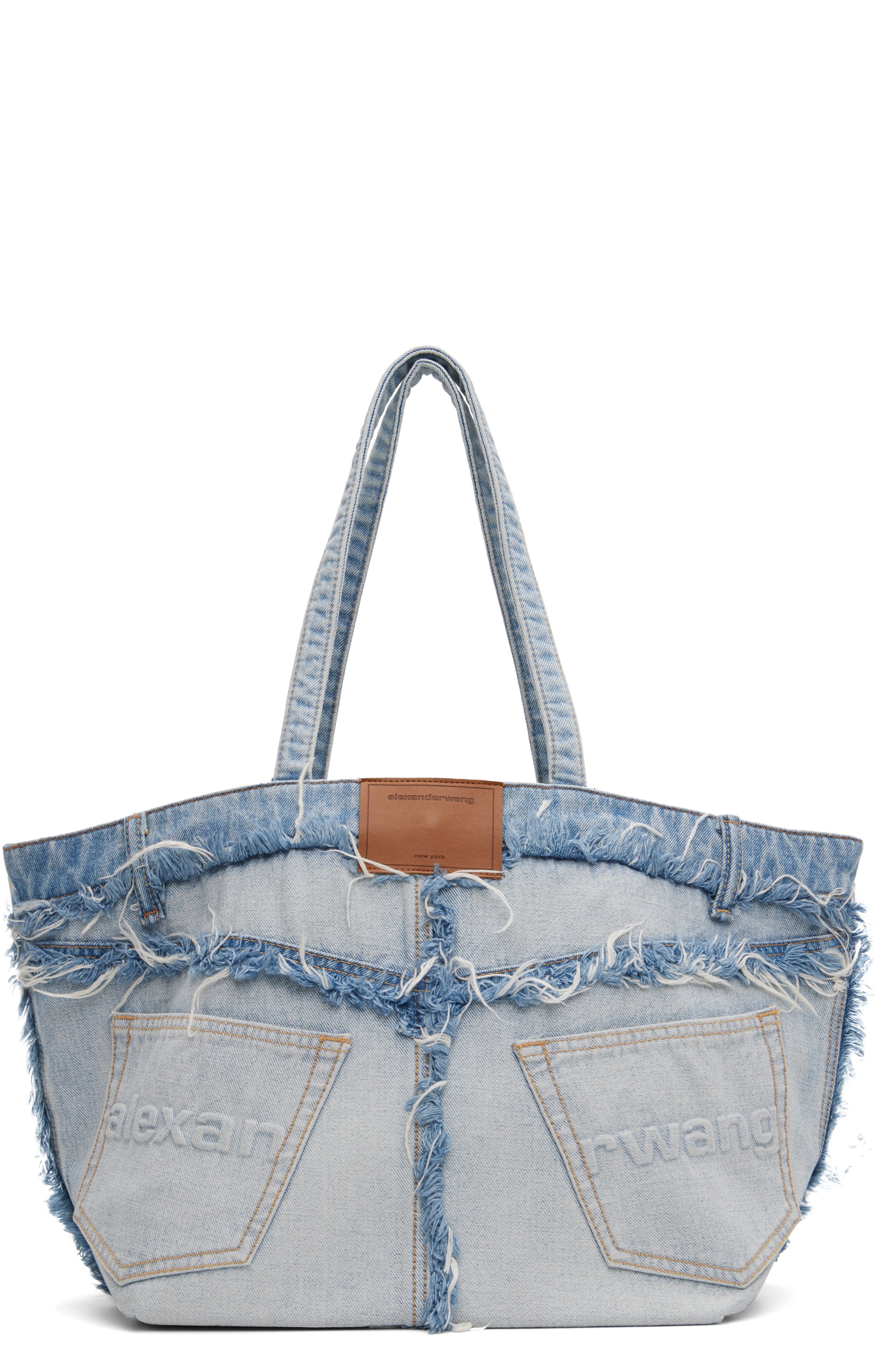 Alexander Wang - Blue Punch Denim Large Tote