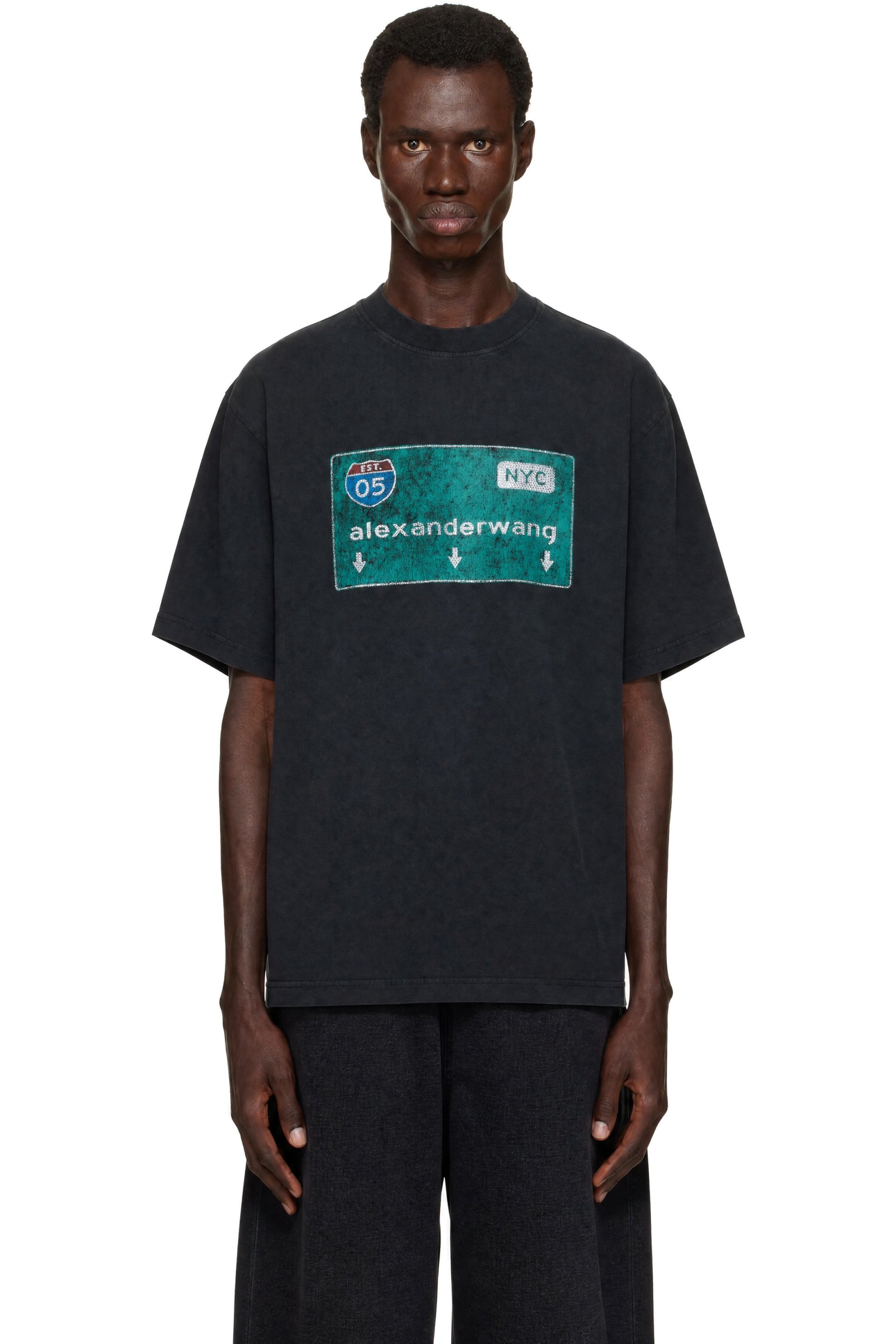 Alexander Wang - T-shirt graphique noir