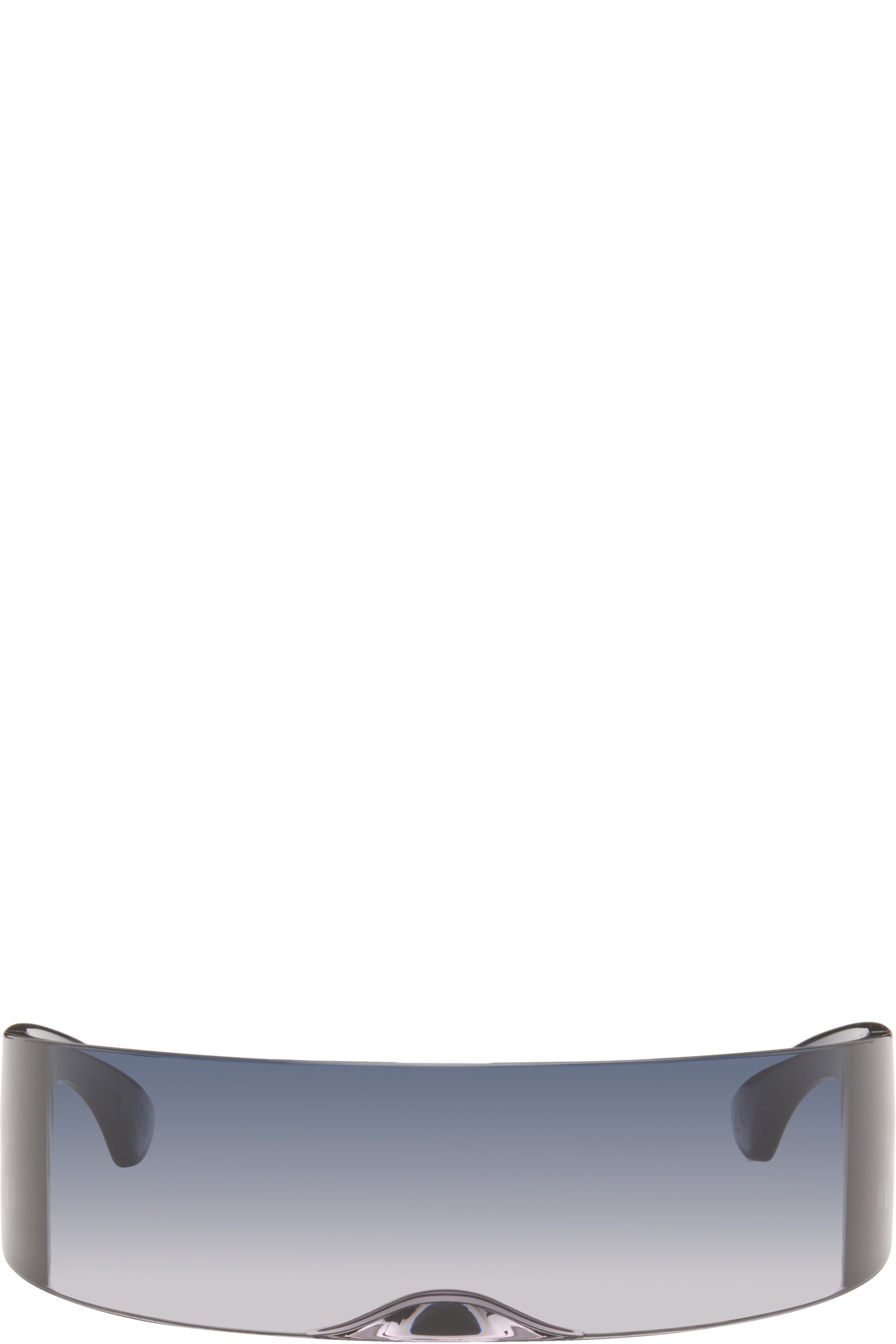 MM6 Maison Margiela - Lunettes de soleil de style visière grises exclusives à SSENSE