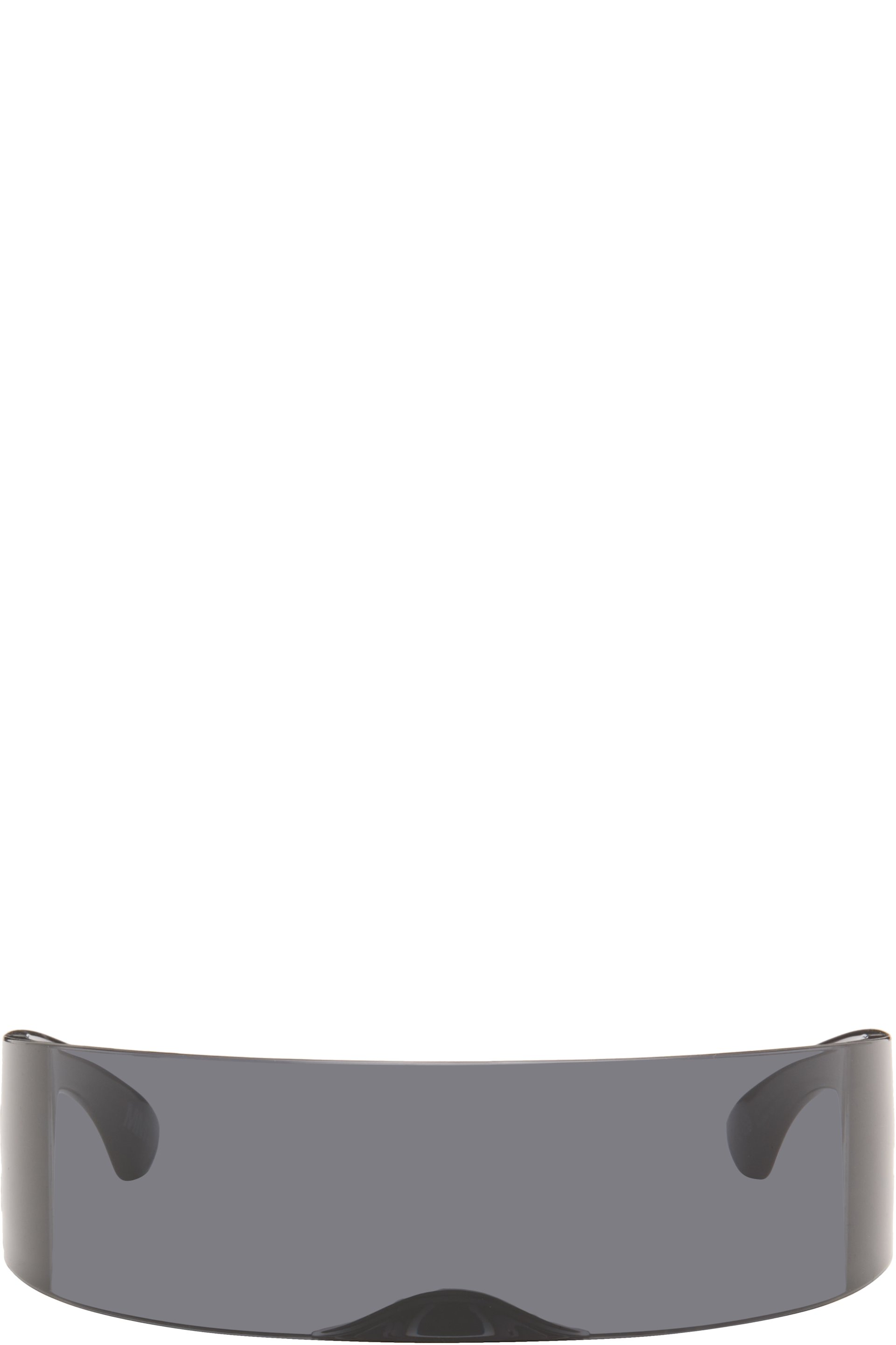 MM6 Maison Margiela - Lunettes de soleil de type visière grises