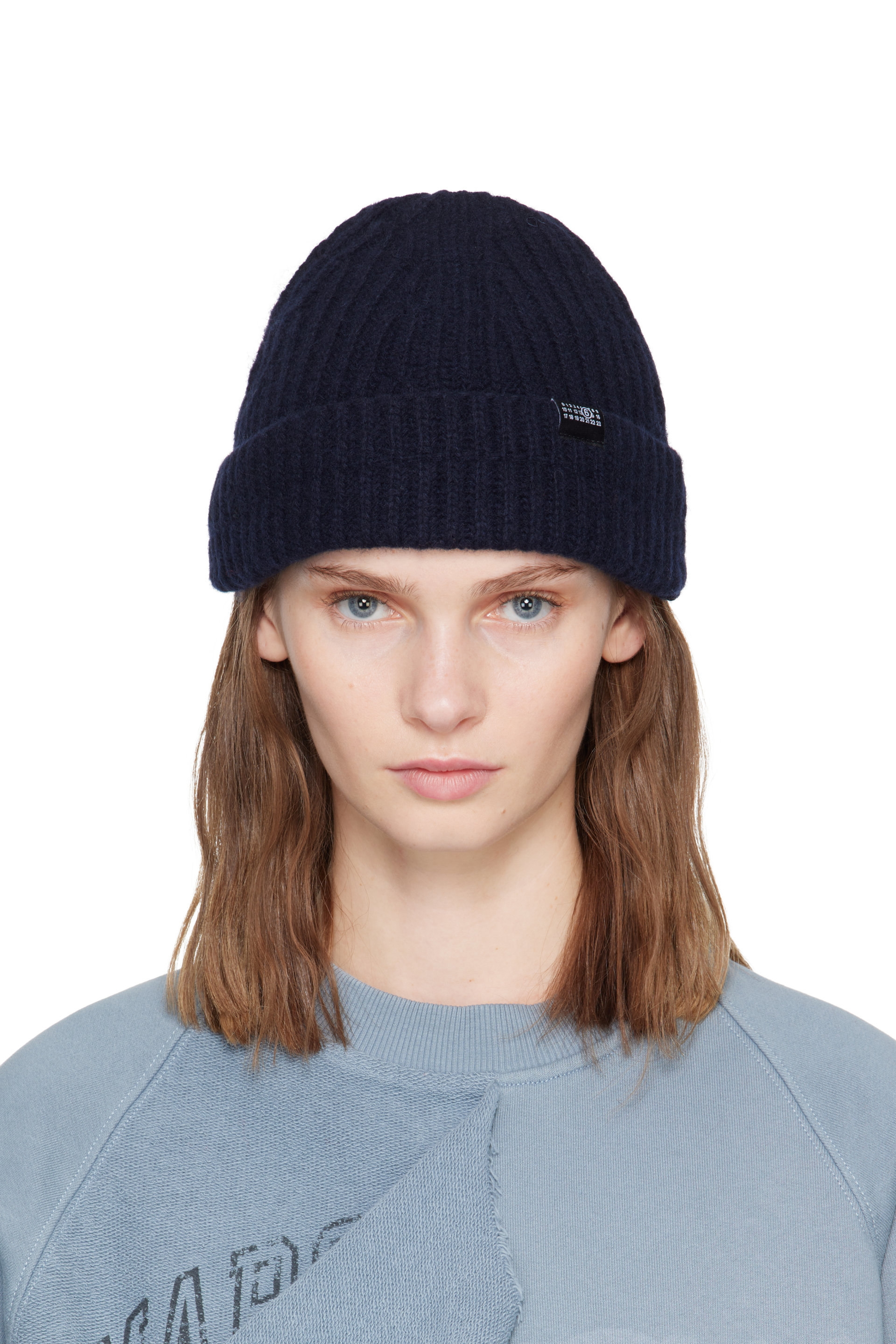 MM6 Maison Margiela - Navy Knit Beanie
