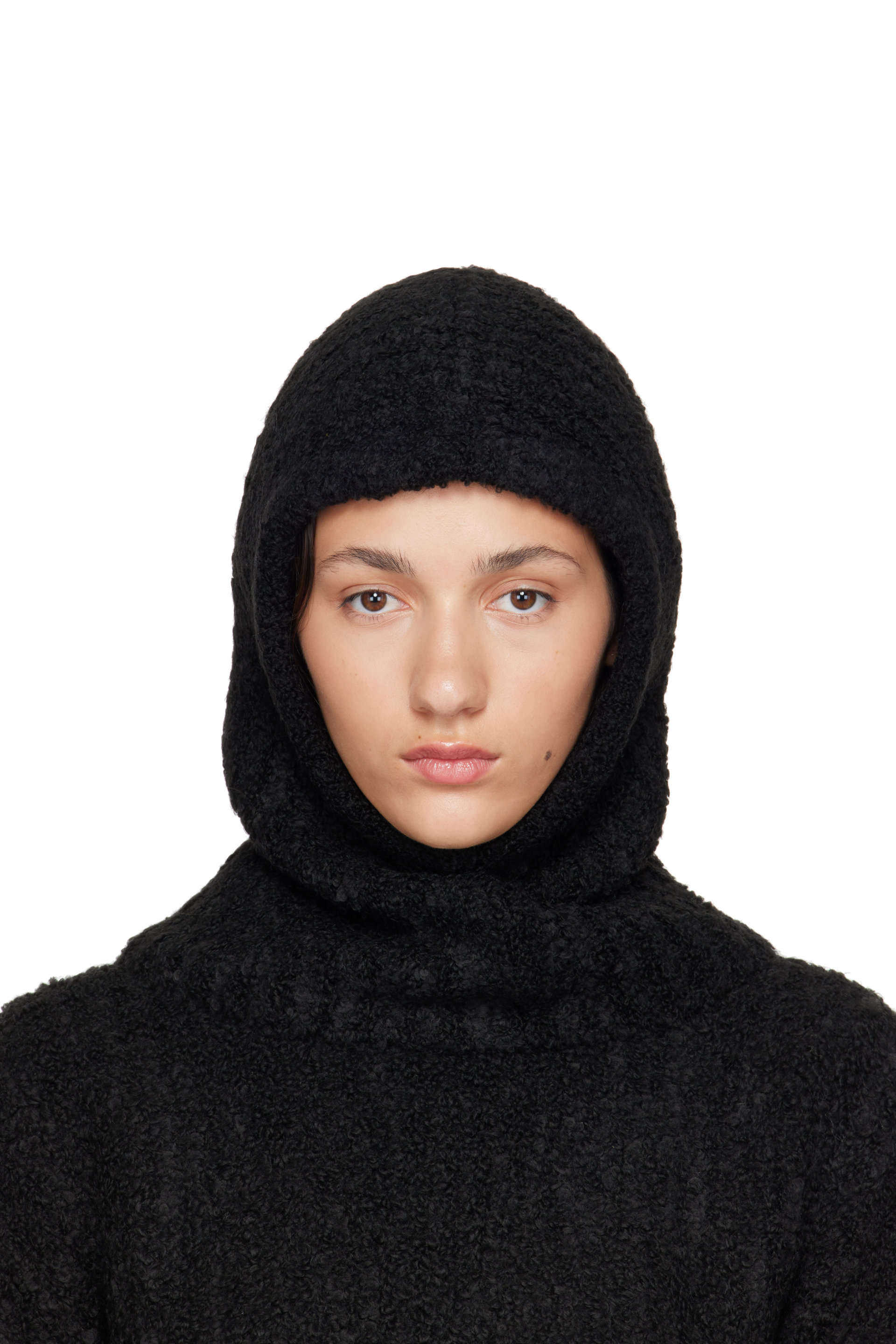 MM6 Maison Margiela - Black Logo Balaclava