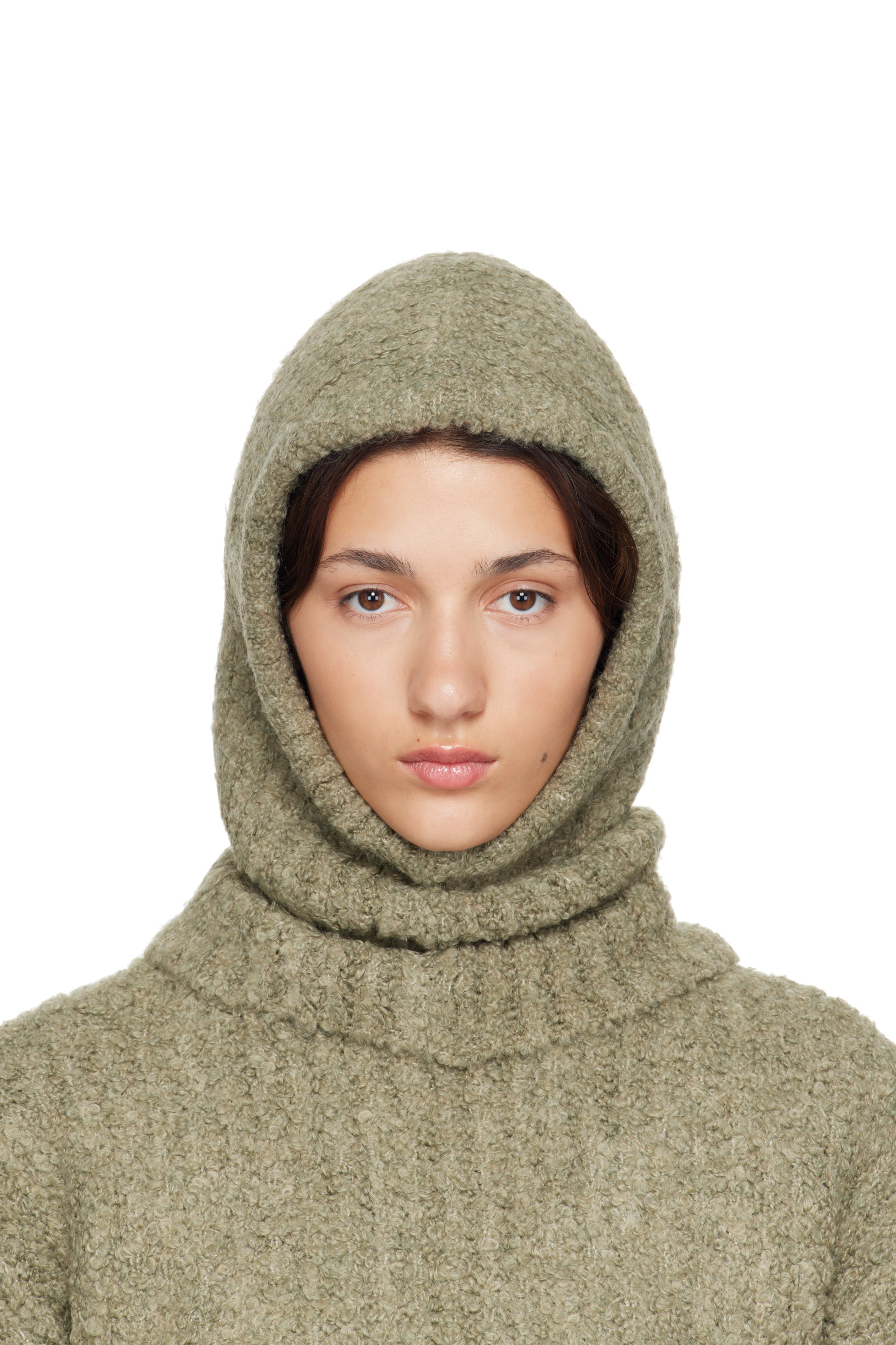 MM6 Maison Margiela - Green Logo Balaclava