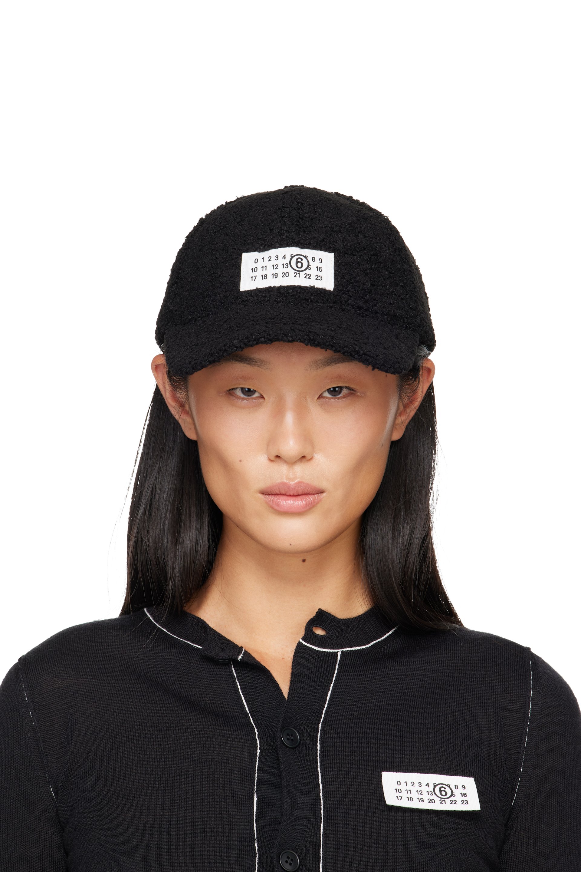 MM6 Maison Margiela - Black Teddy Cap