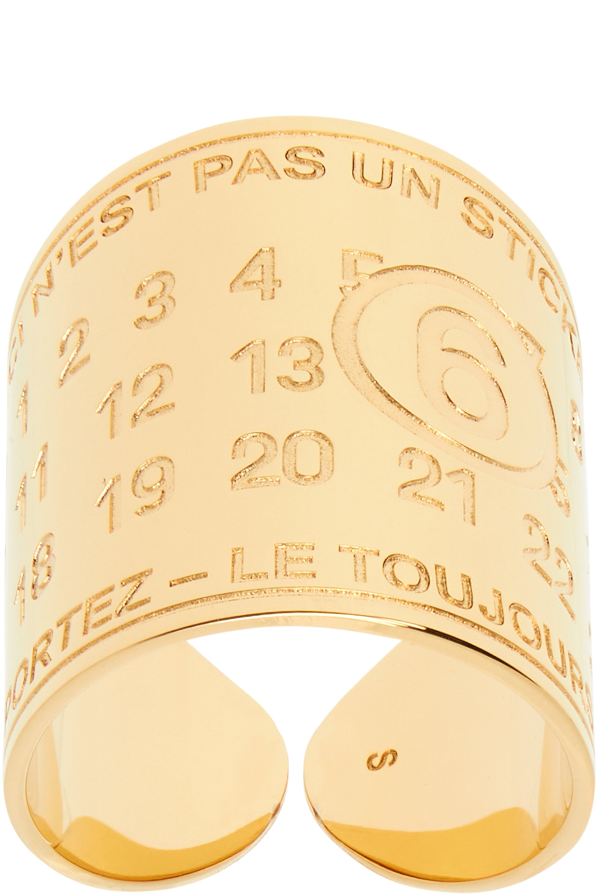 MM6 Maison Margiela - Souvenir Sticker Band Ring