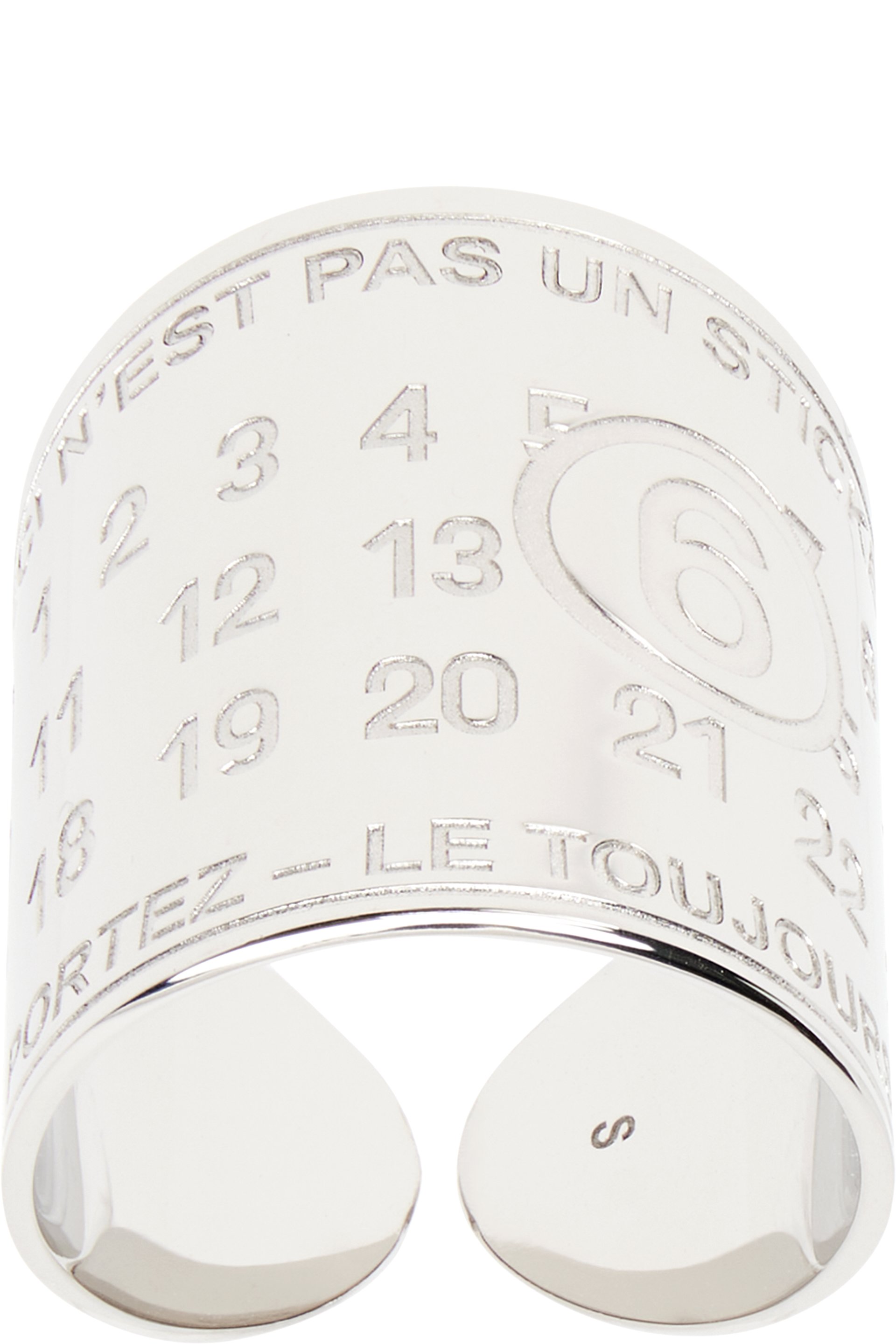MM6 Maison Margiela - Souvenir Sticker Band Ring