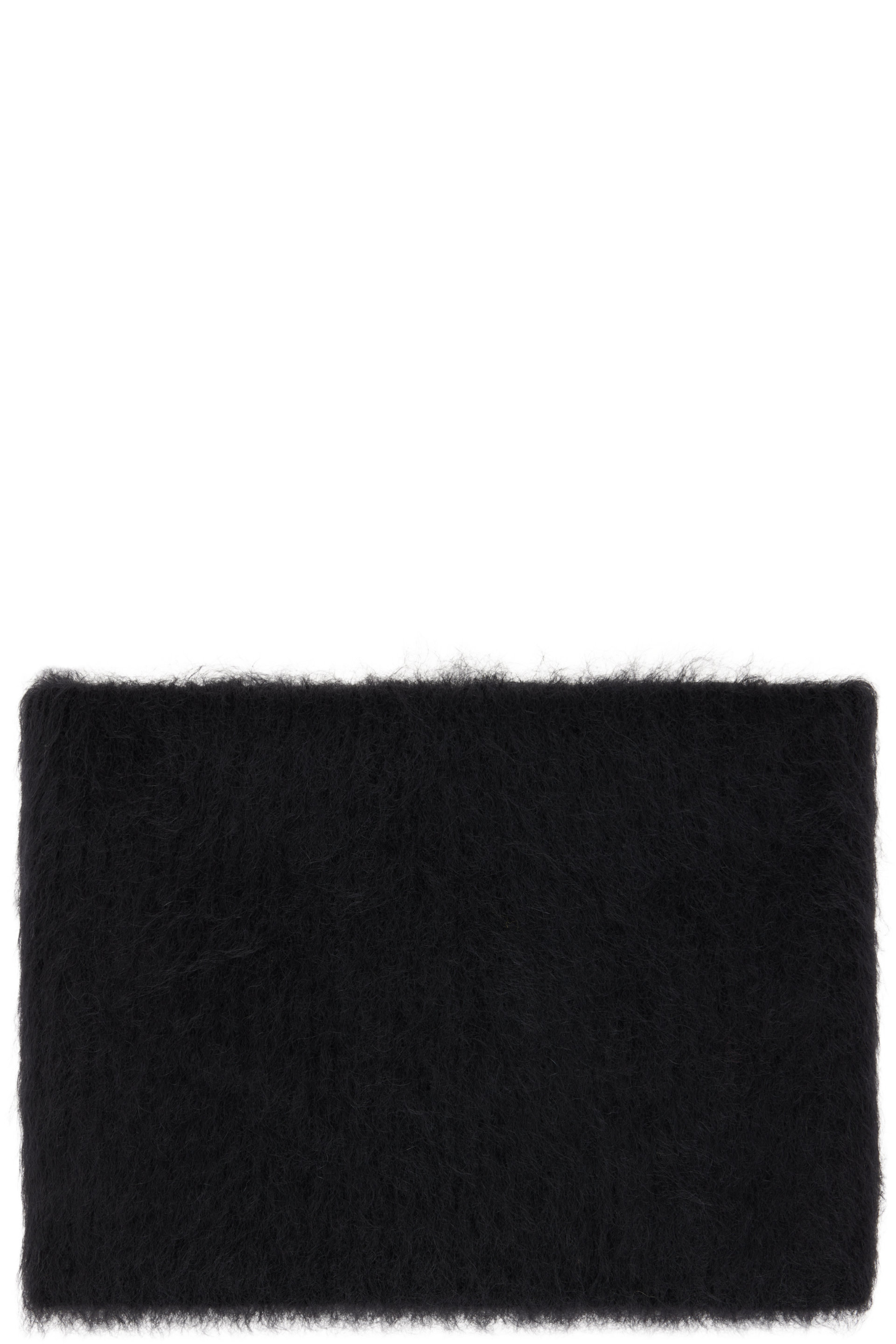 MM6 Maison Margiela - Black Brushed Knit Neck Warmer