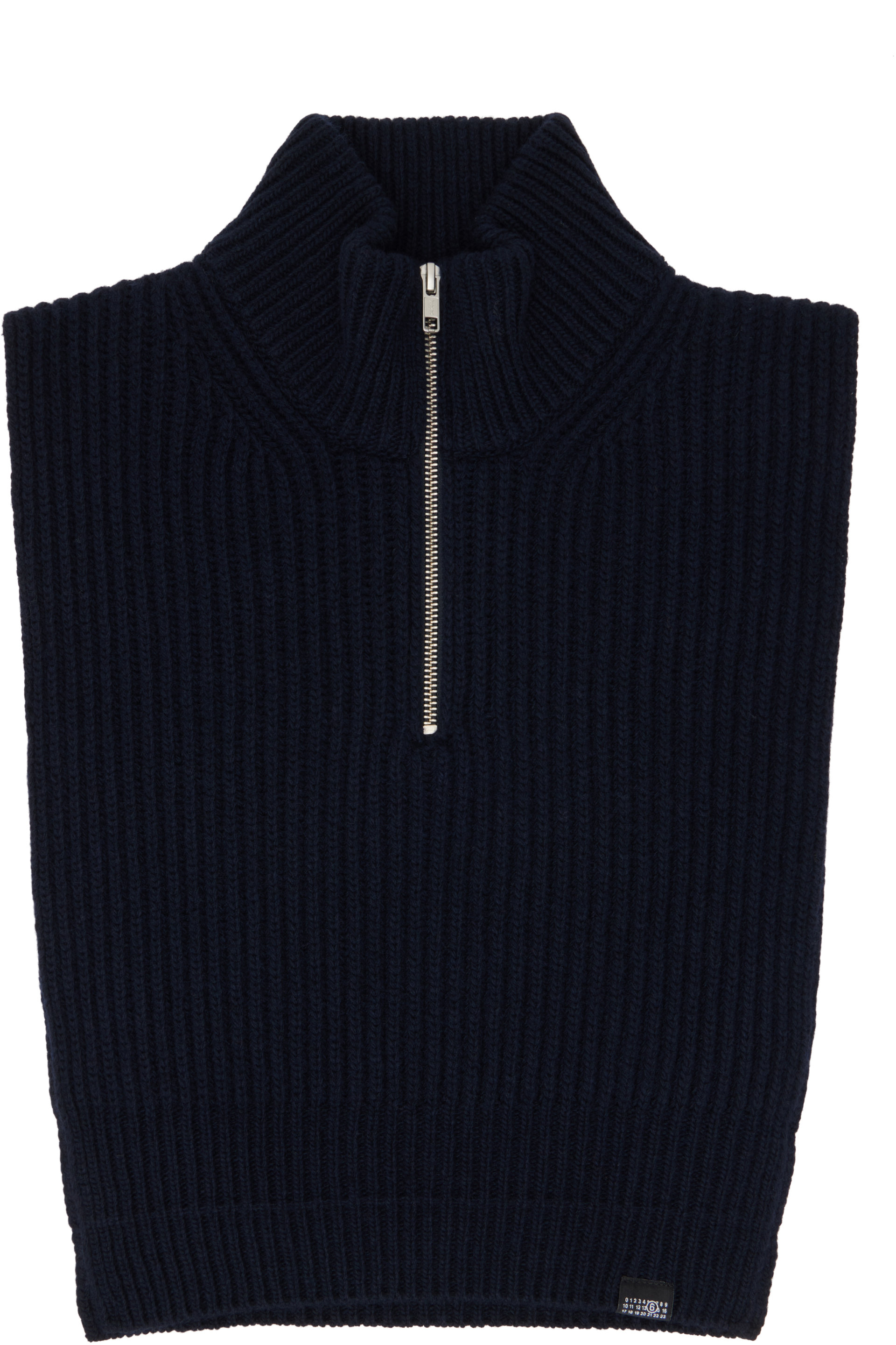 MM6 Maison Margiela - Navy Wool Stole Scarf