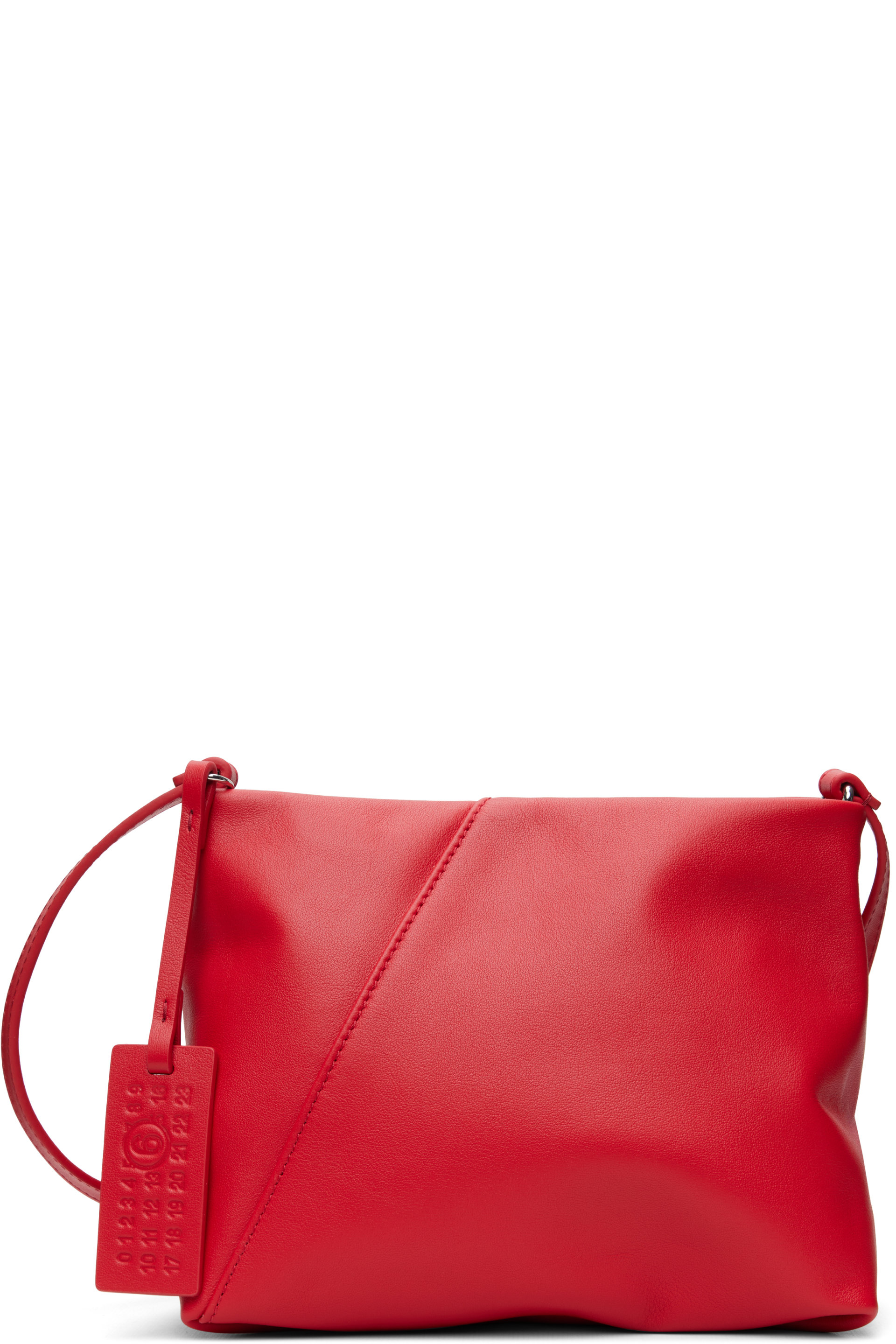 MM6 Maison Margiela - Red Folded Shoulder Bag