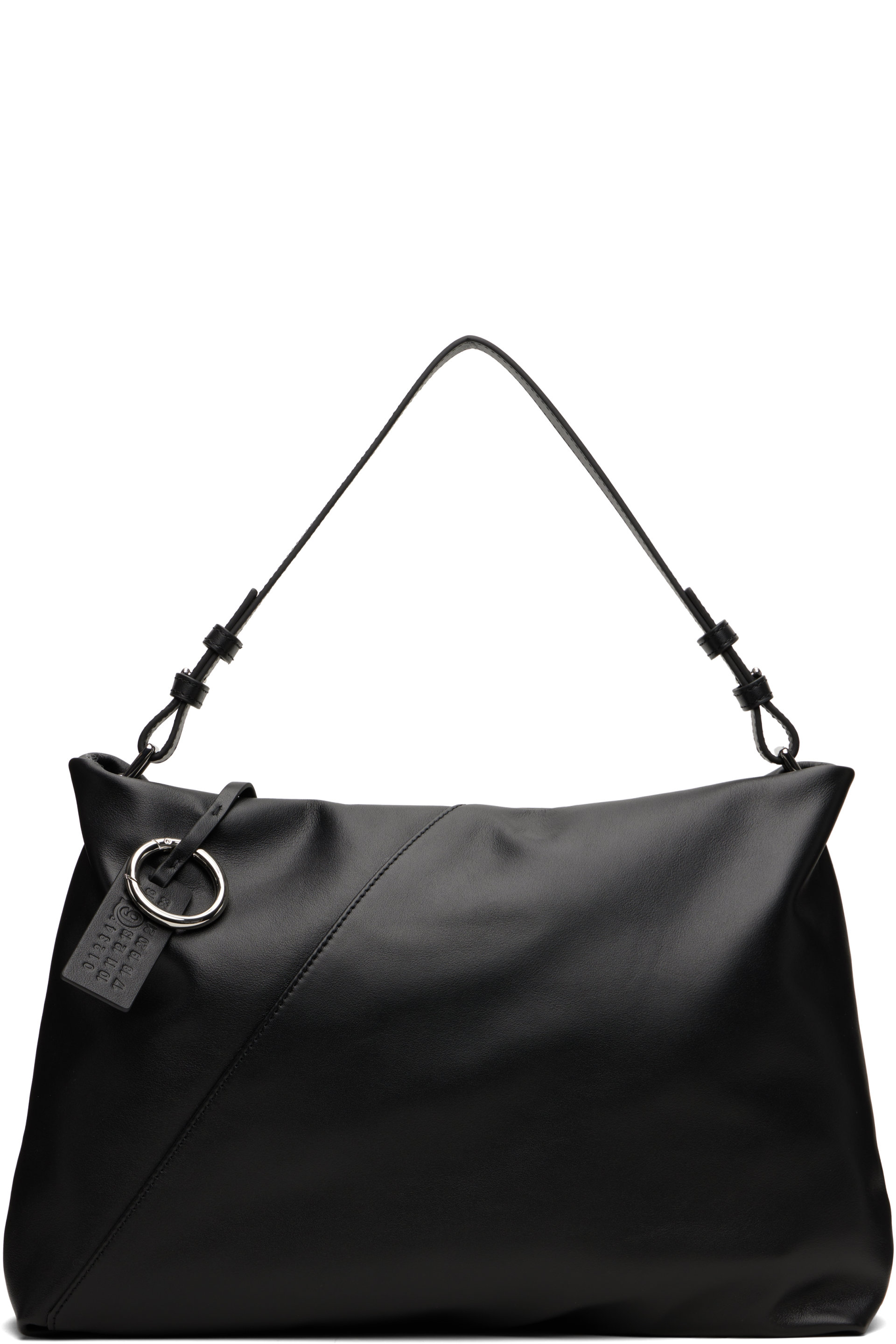 MM6 Maison Margiela - Black Folded Pochette Bag