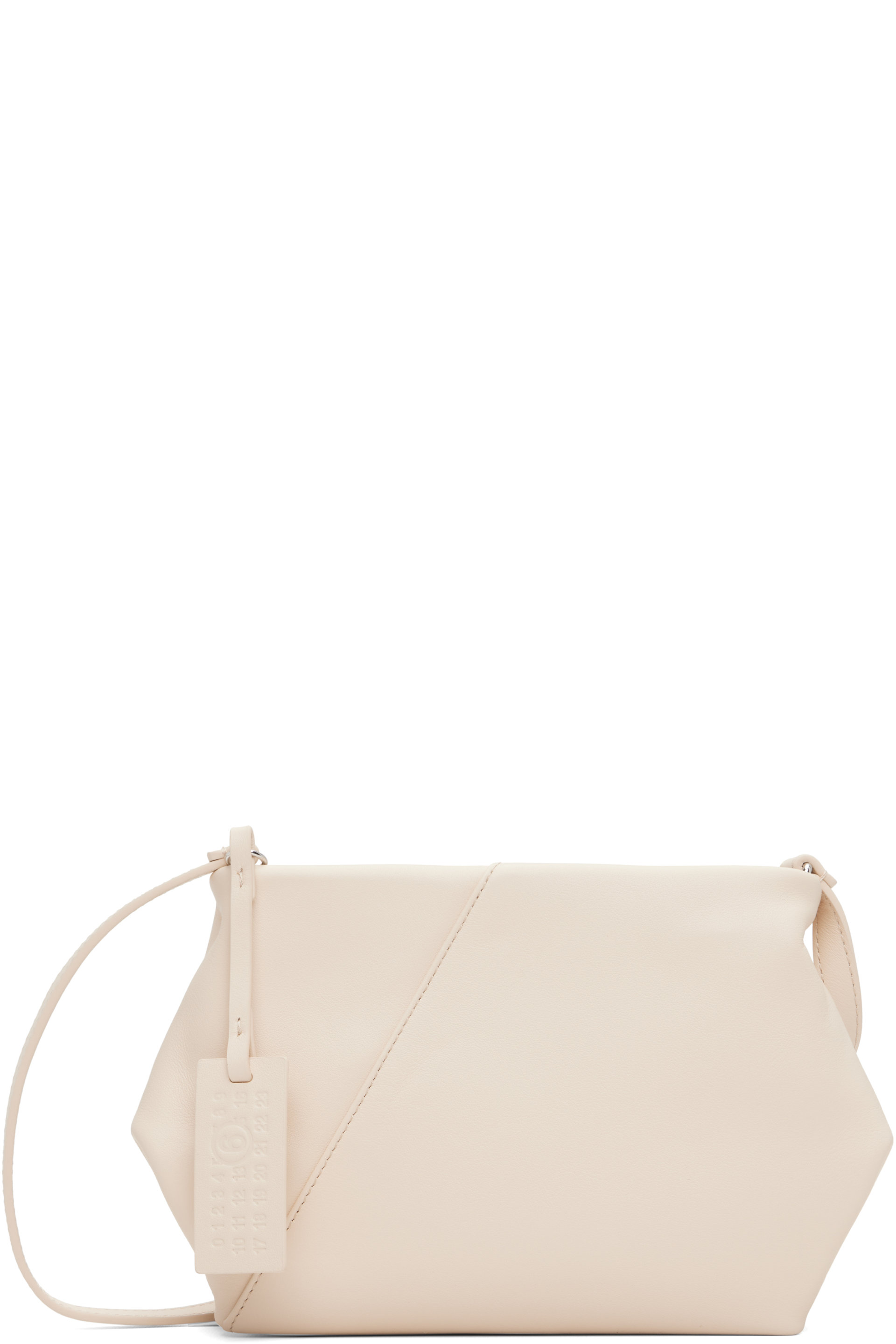 MM6 Maison Margiela - Beige Folded J Bag