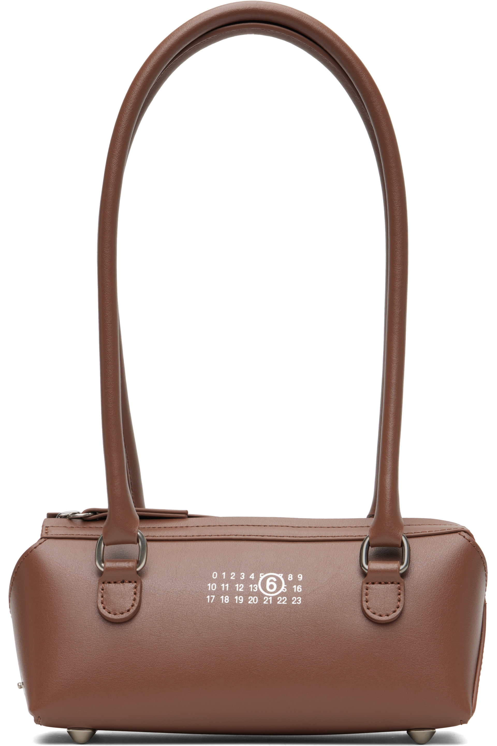 MM6 Maison Margiela - Brown Bauletto Mini Shoulder Bag