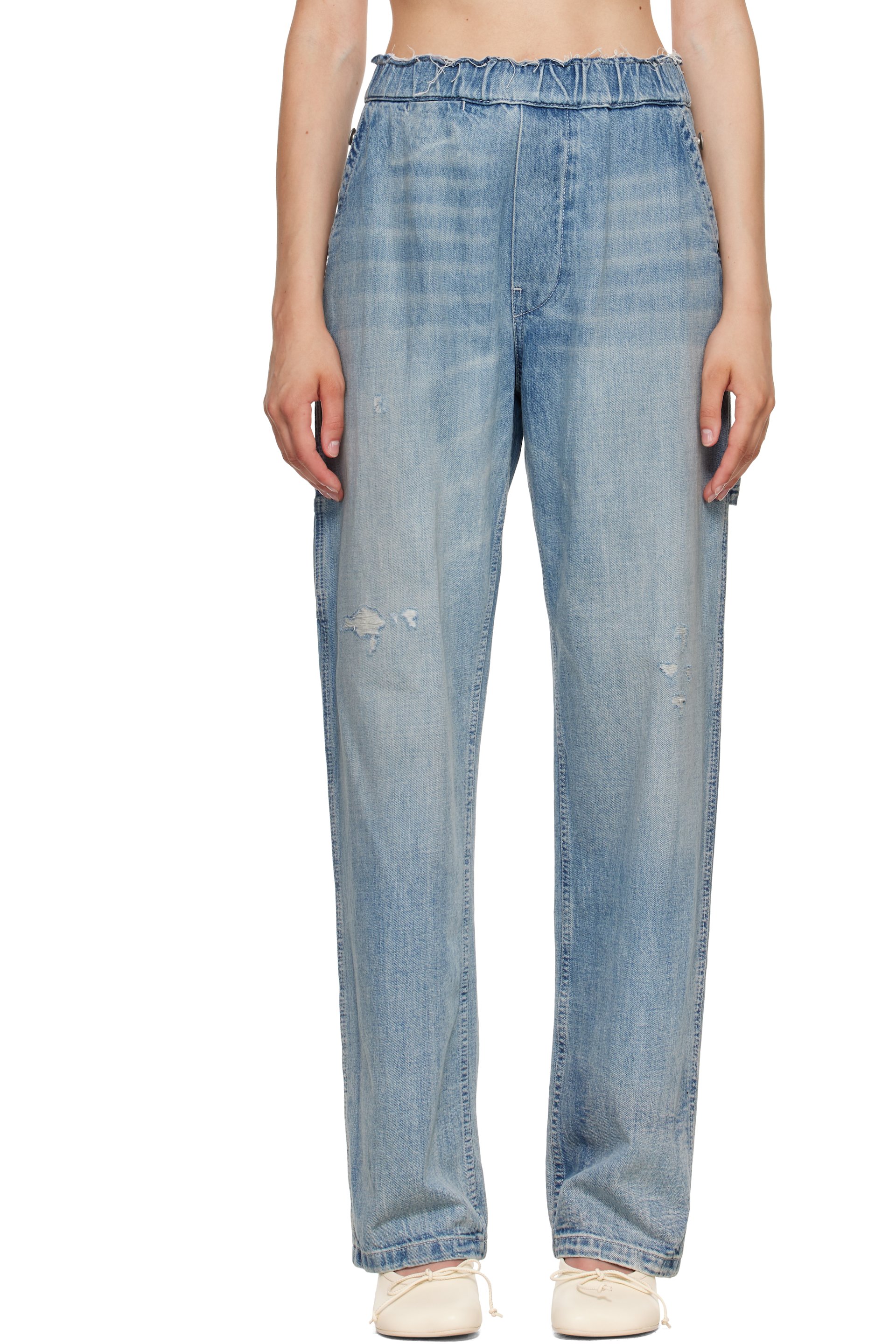MM6 Maison Margiela - Blue Overall Jeans