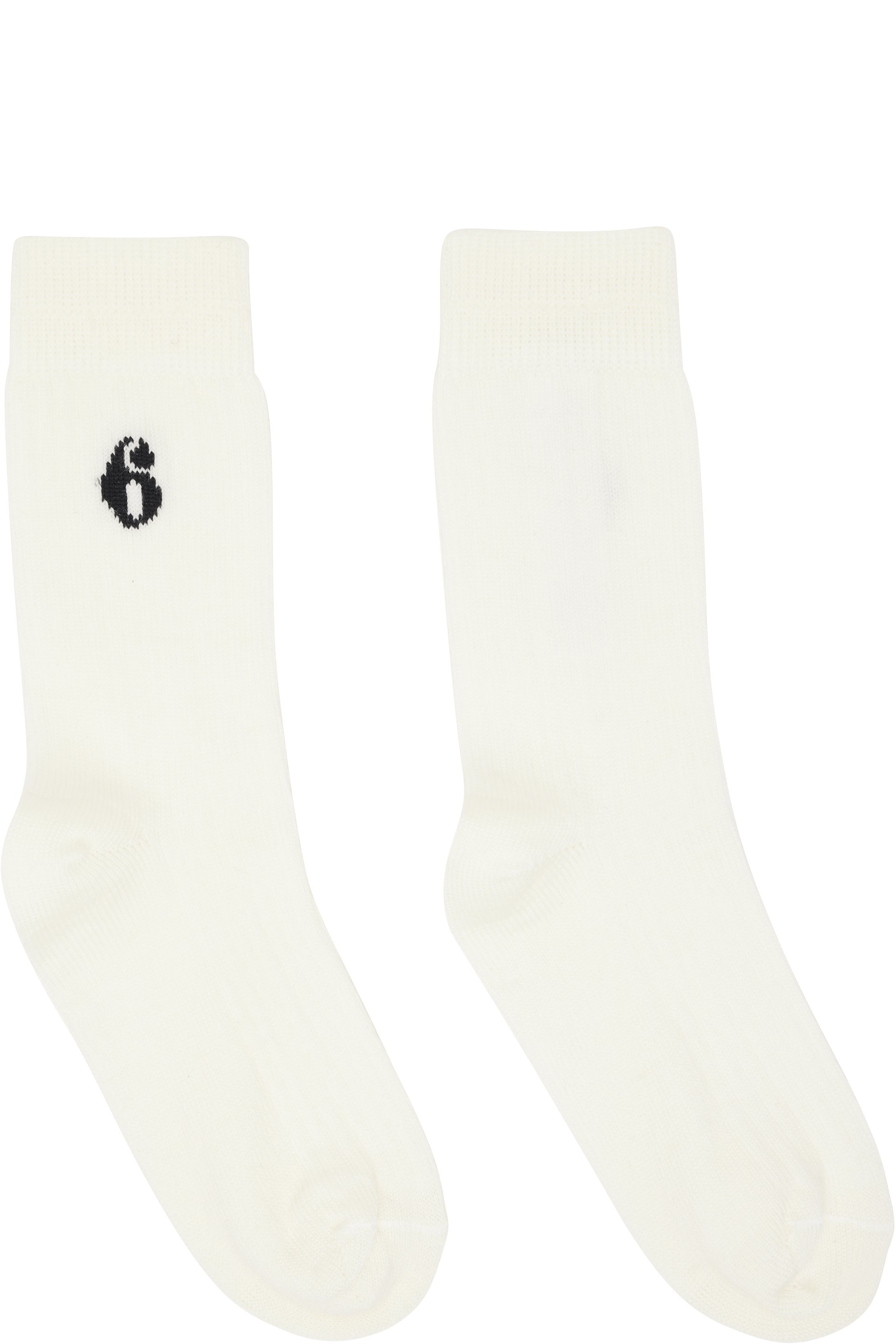 MM6 Maison Margiela - 灰白色中筒袜