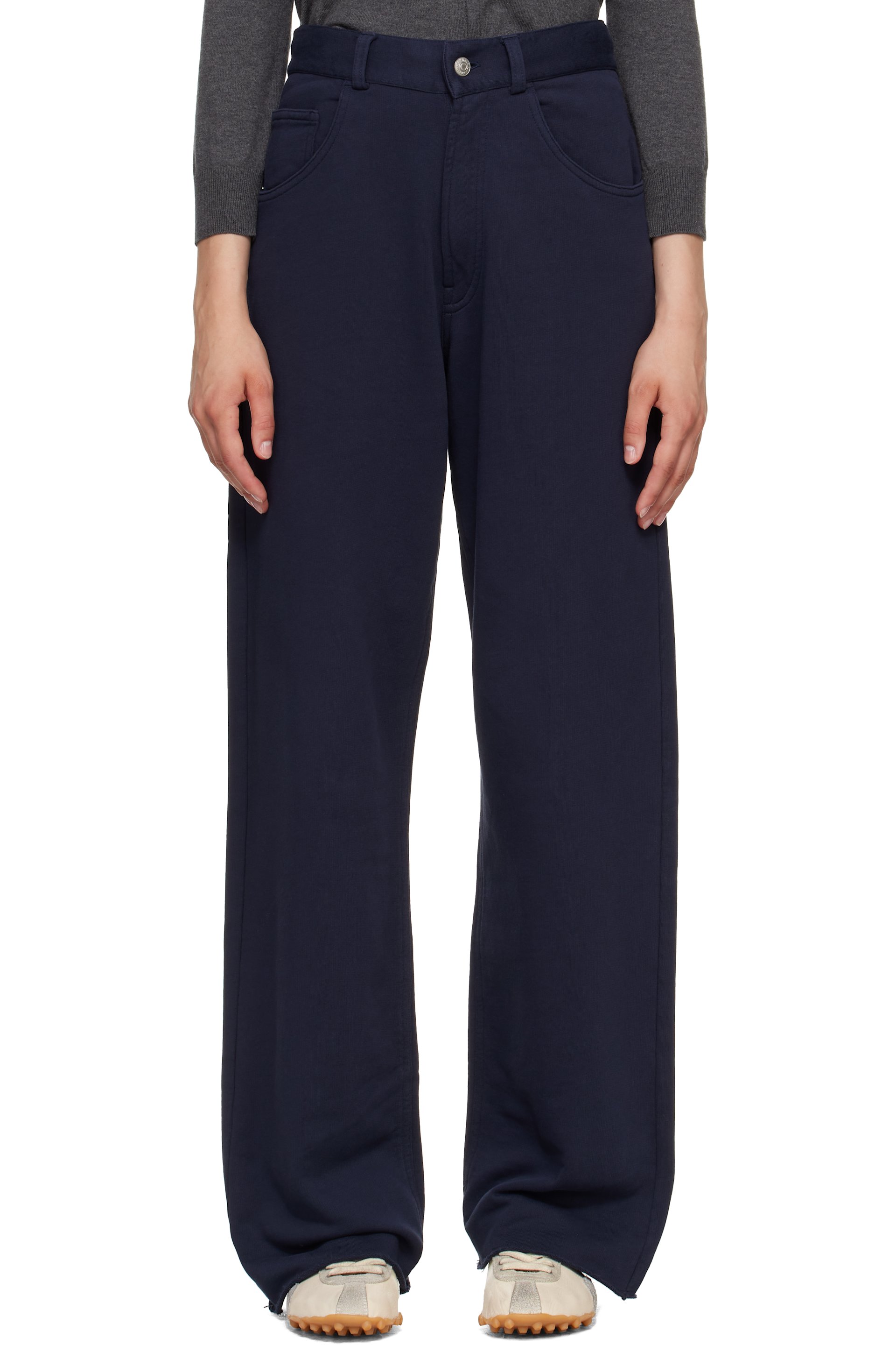 MM6 Maison Margiela - Black Cotton Lounge Pants